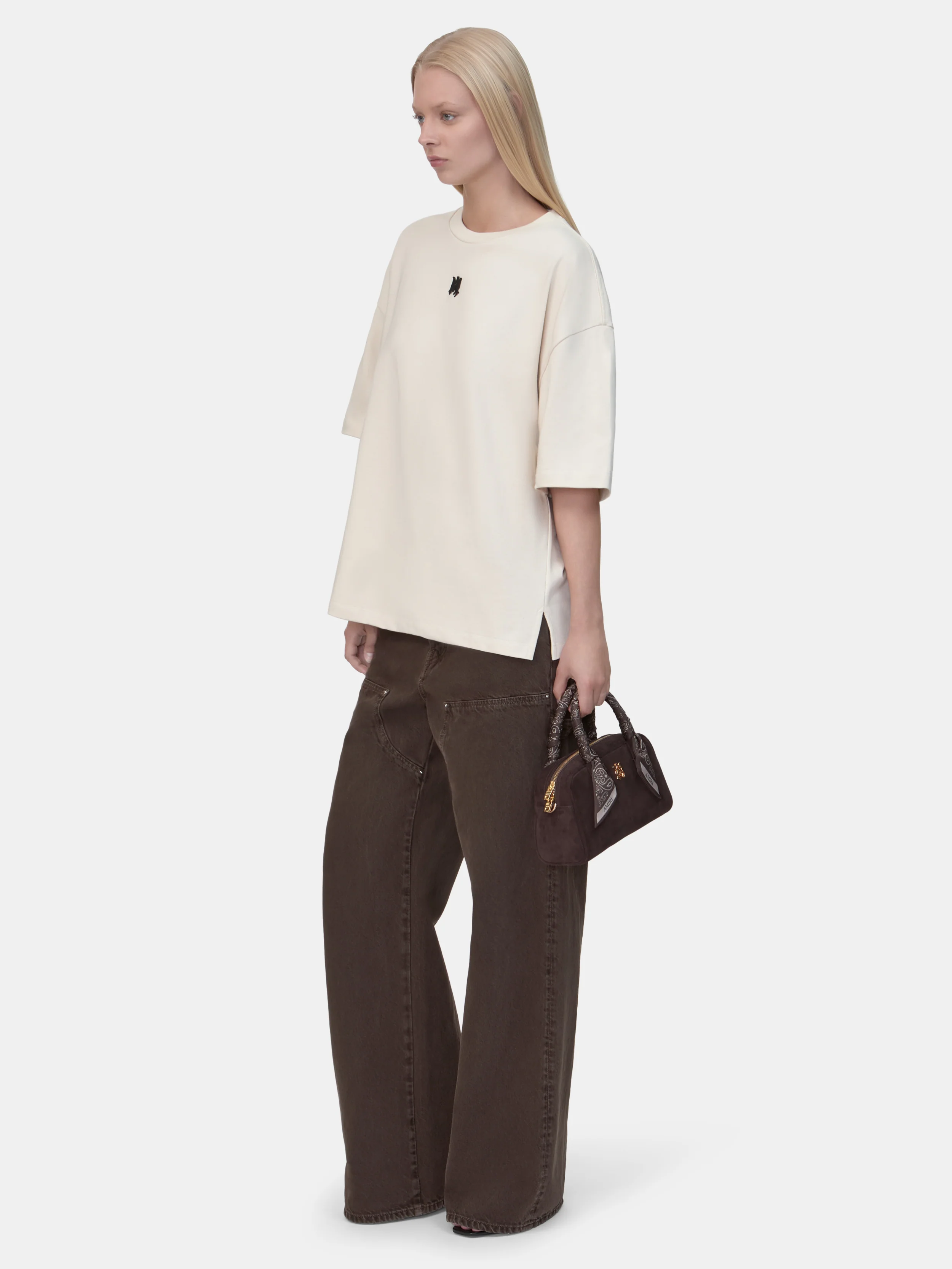 WOMEN - WOMEN'S MA DROP SHOULDER TEE - Cream
