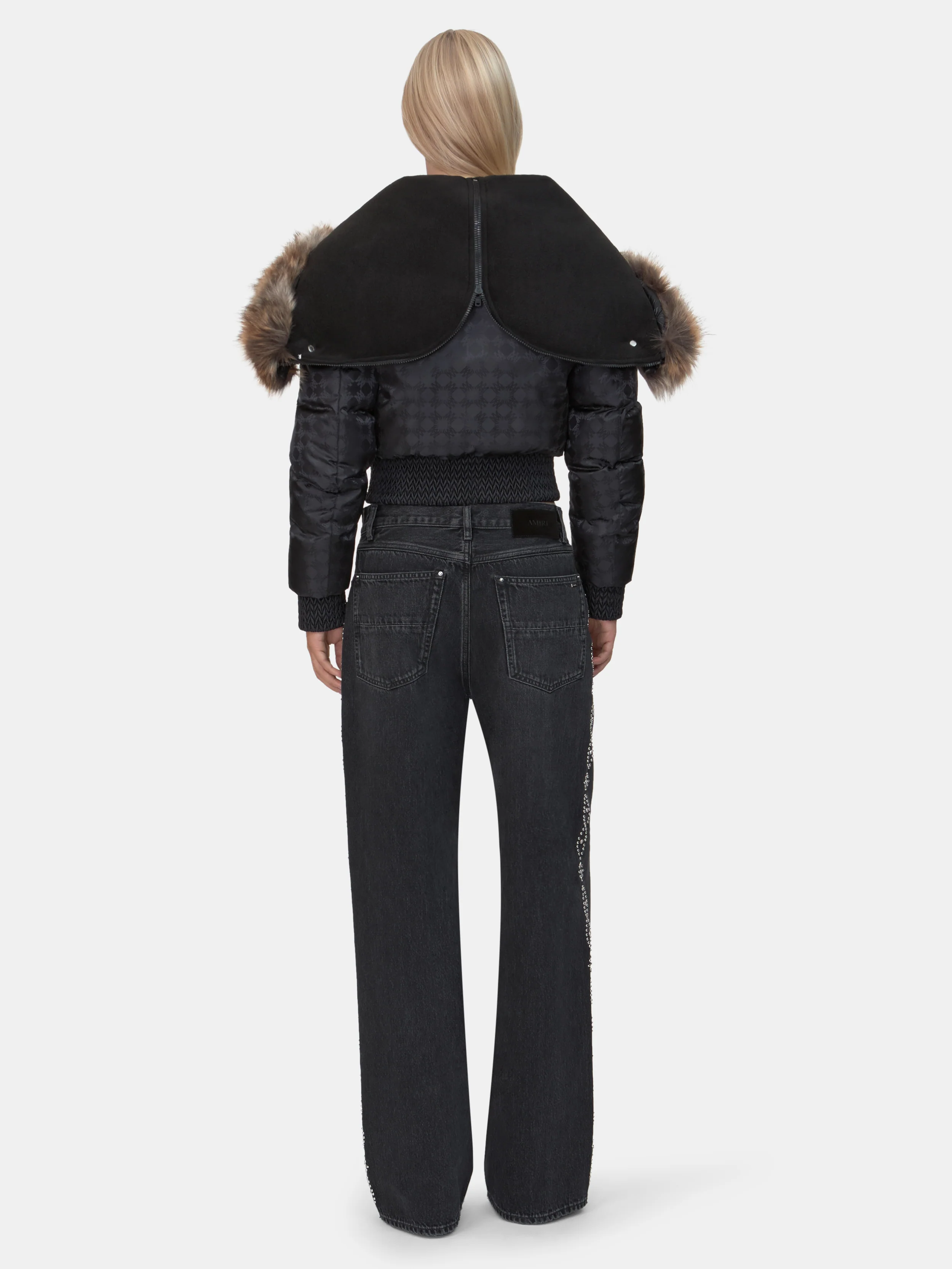 WOMEN - WOMEN'S MA QUAD HOODED DOWN JACKET - Black