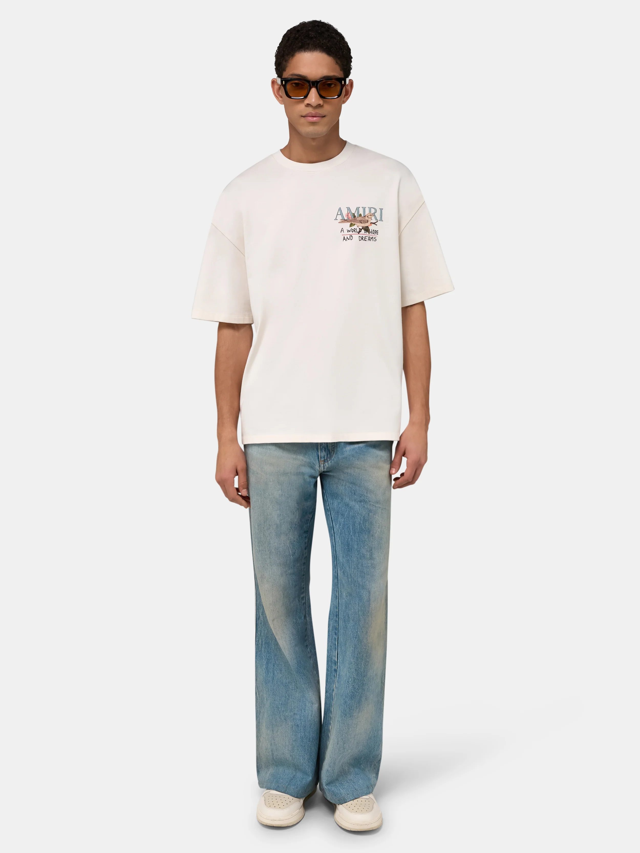 HOPE AND DREAMS OVERSIZED TEE - Alabaster