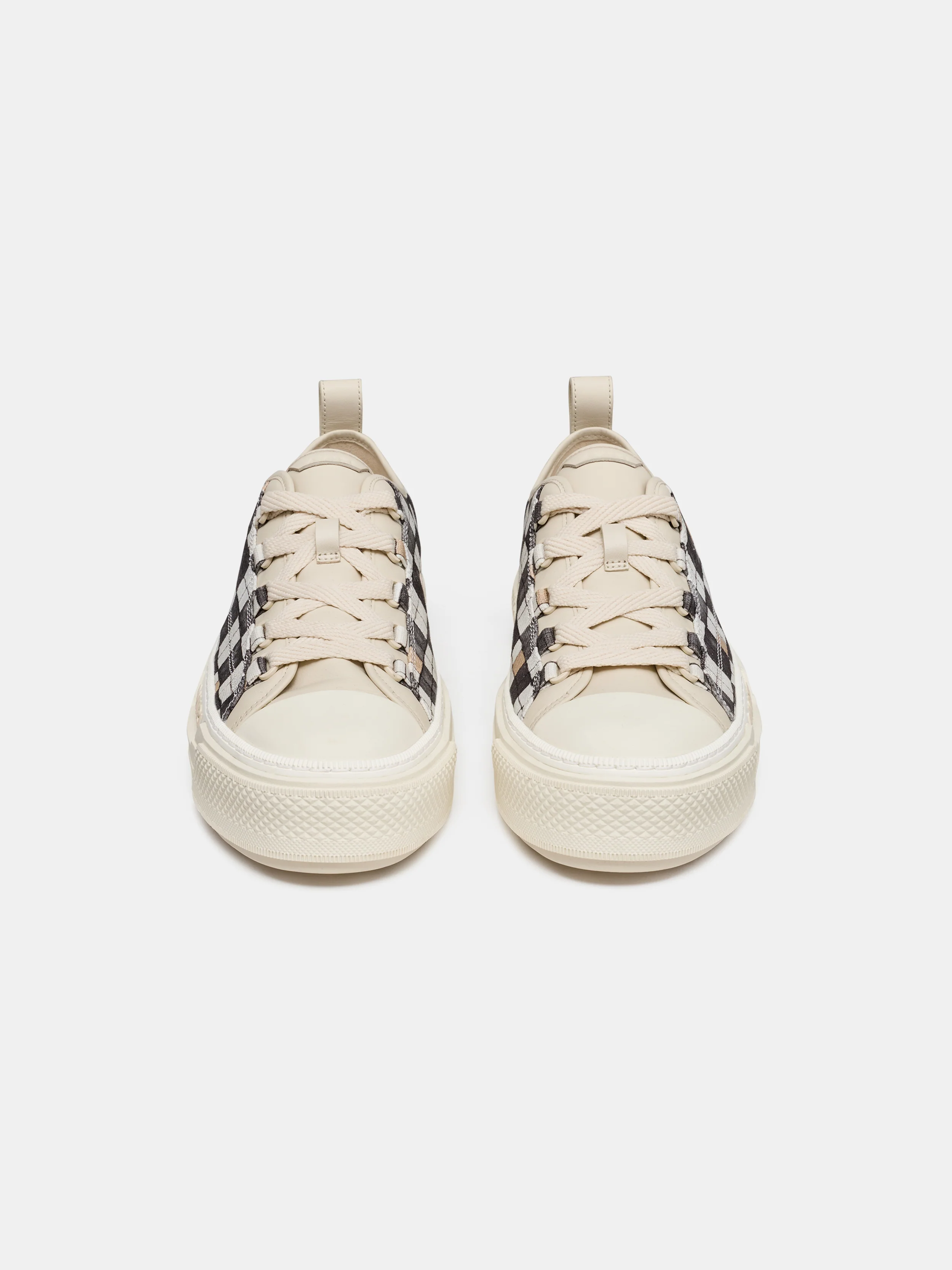 CHECKERED COURT LOW - Black