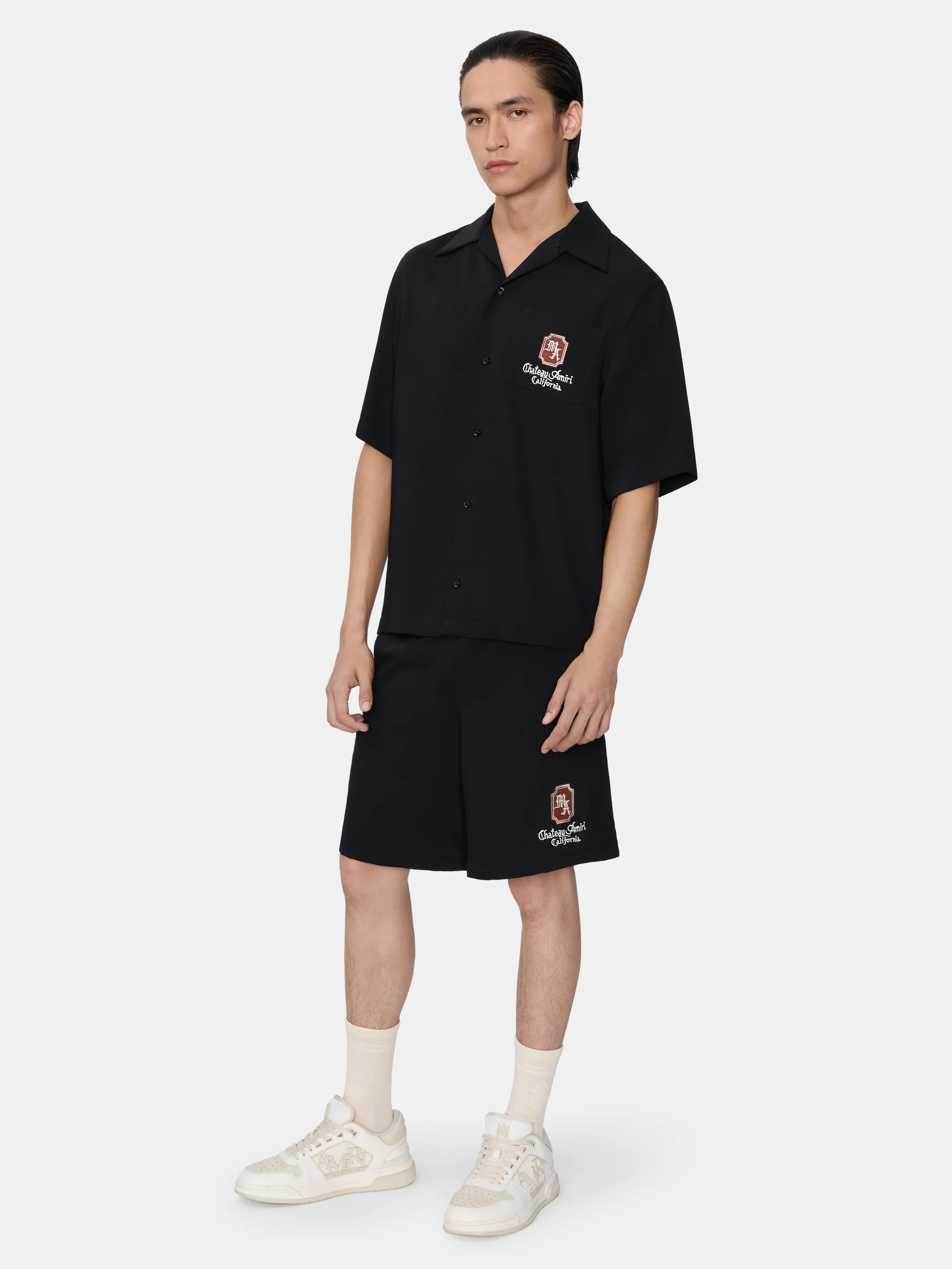 MA CHATEAU CAMP SHIRT - Black