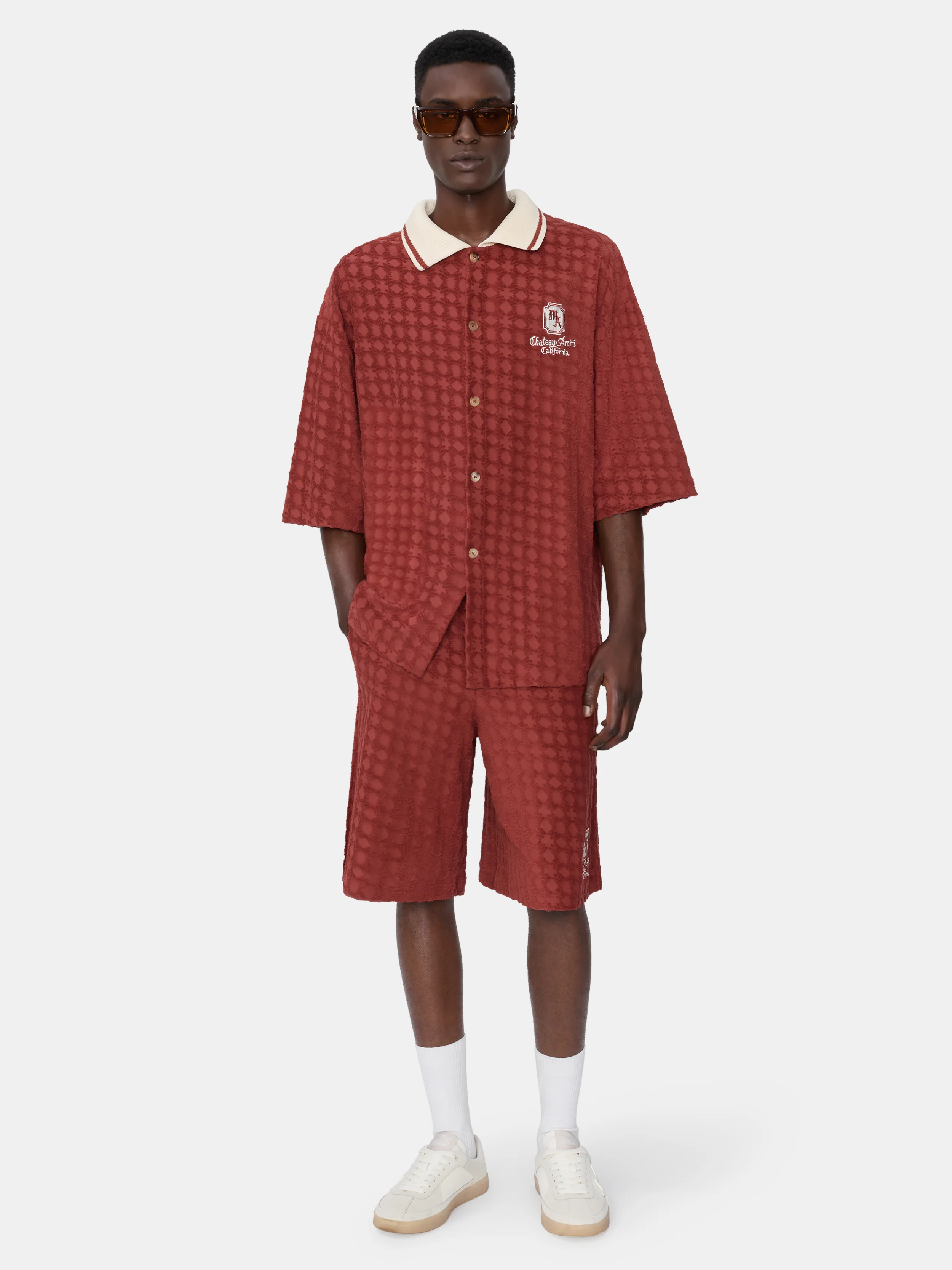 MA CHATEAU OVERSIZED SHIRT - Terracotta