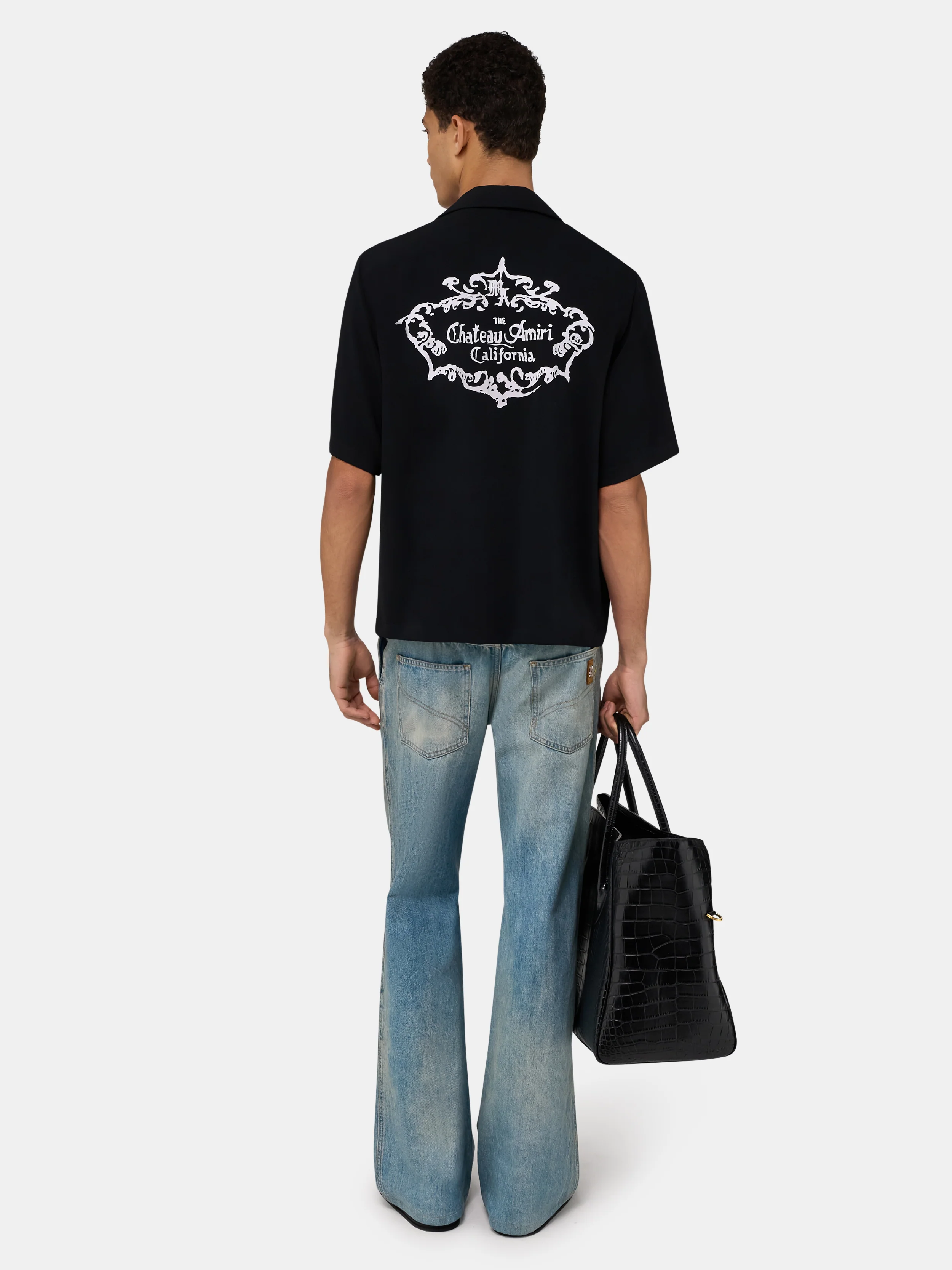 CHATEAU CREST CAMP SHIRT - Black