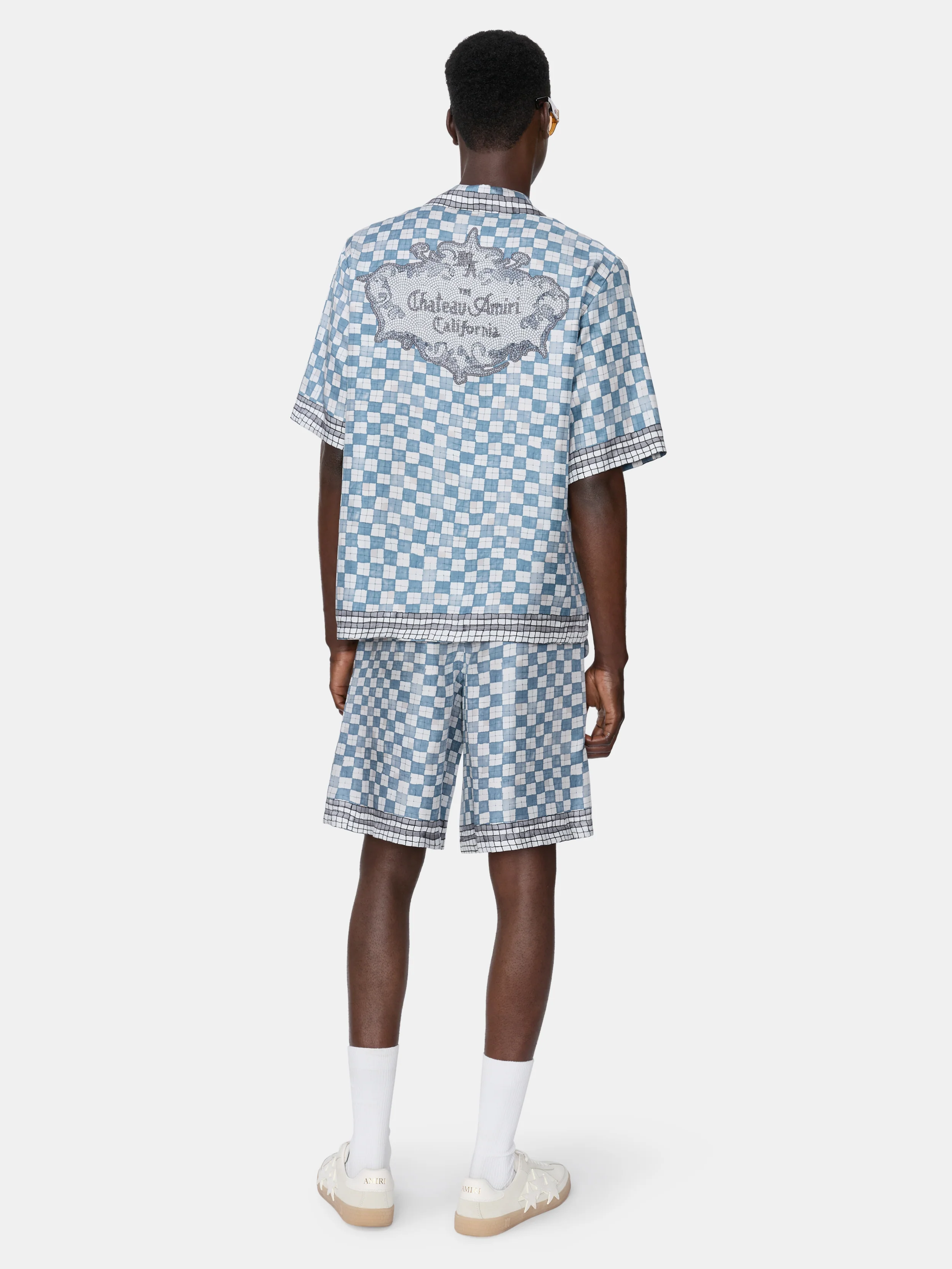 3511-ma-checkered-short-steel-4.webp MA CHECKERED SHORT - Steel