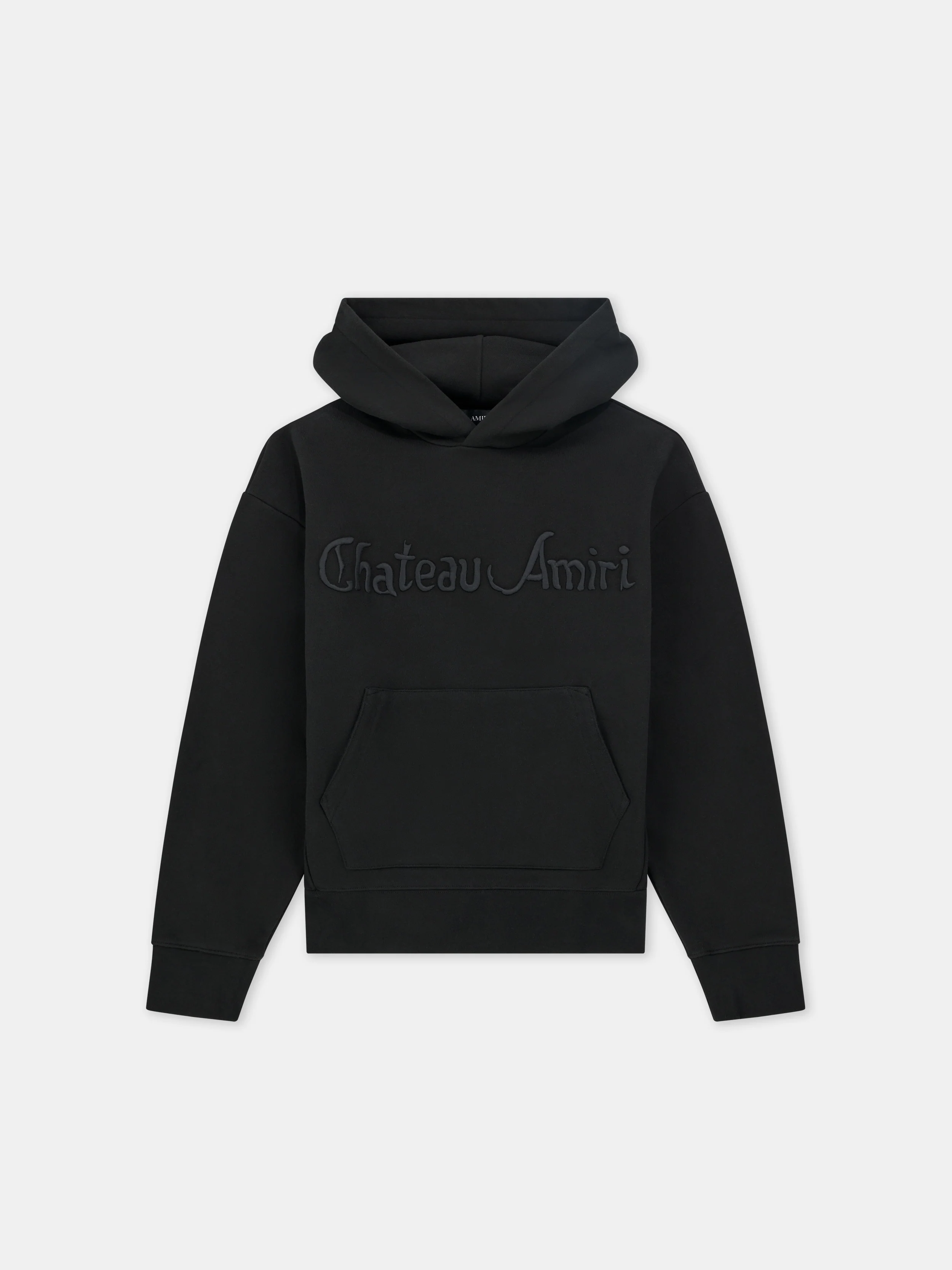 CHATEAU AMIRI TONAL OVERSIZED HOODIE - Black