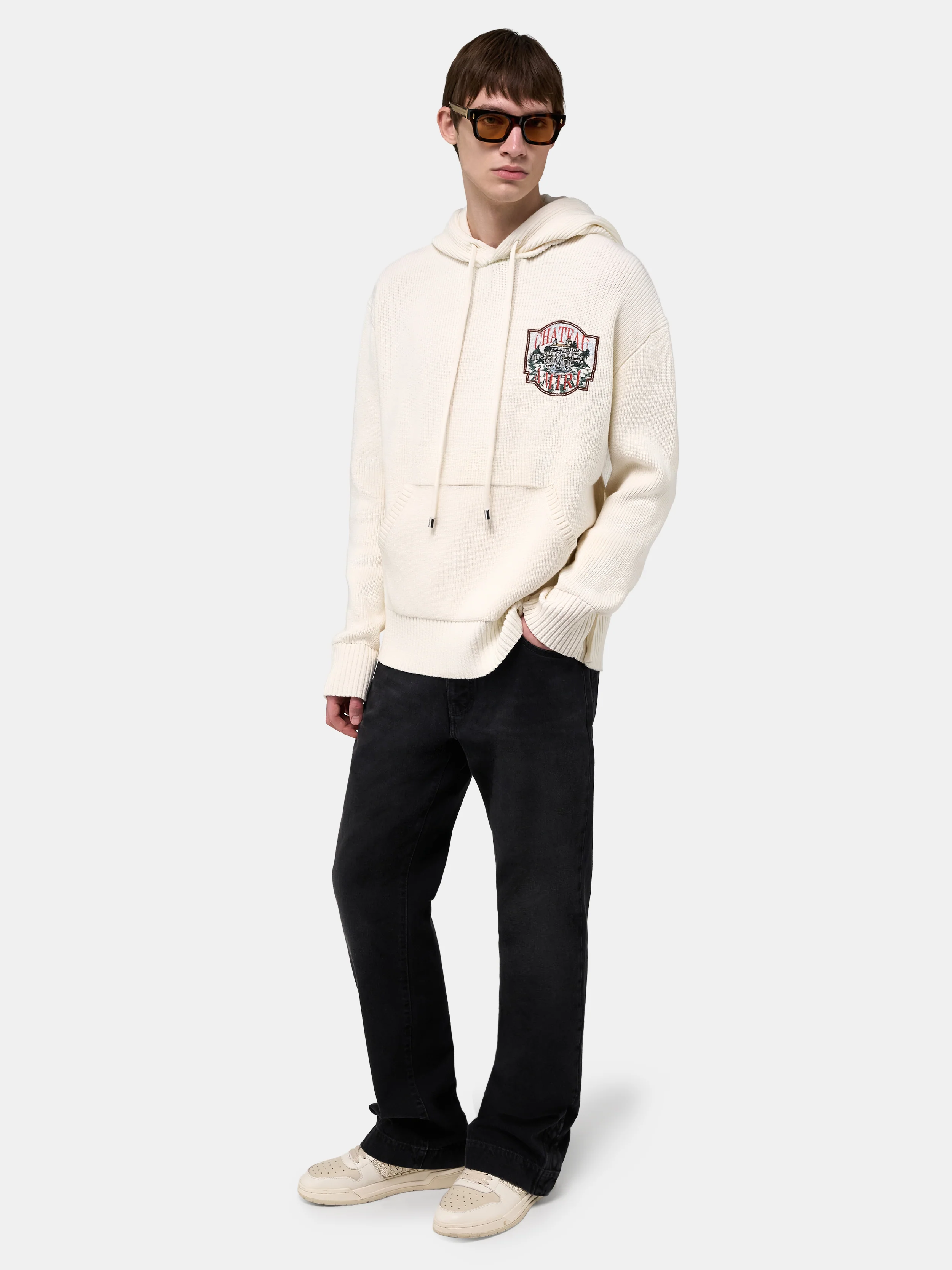 CHATEAU SKETCH HOODIE - Alabaster