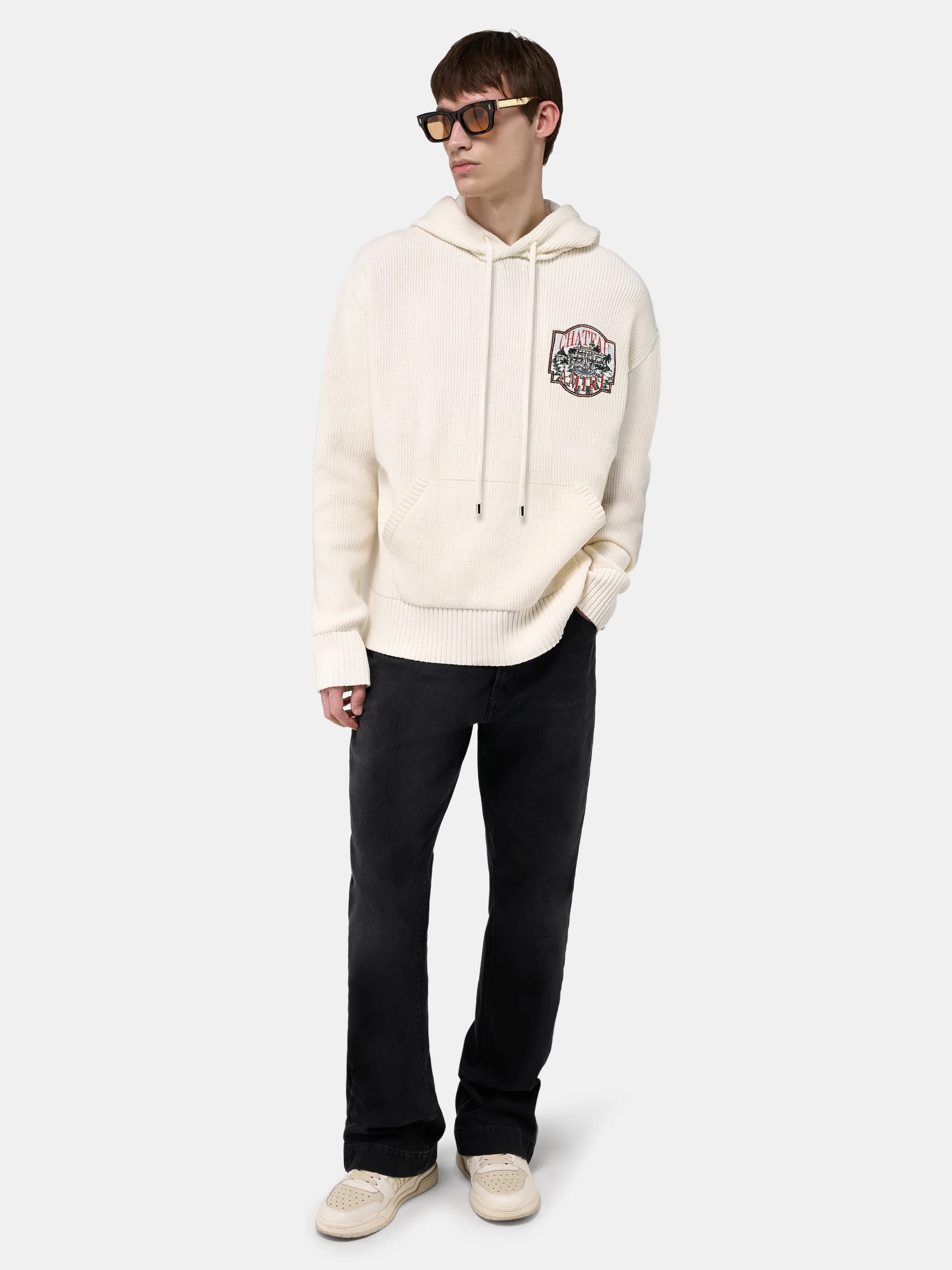 CHATEAU SKETCH HOODIE - Alabaster
