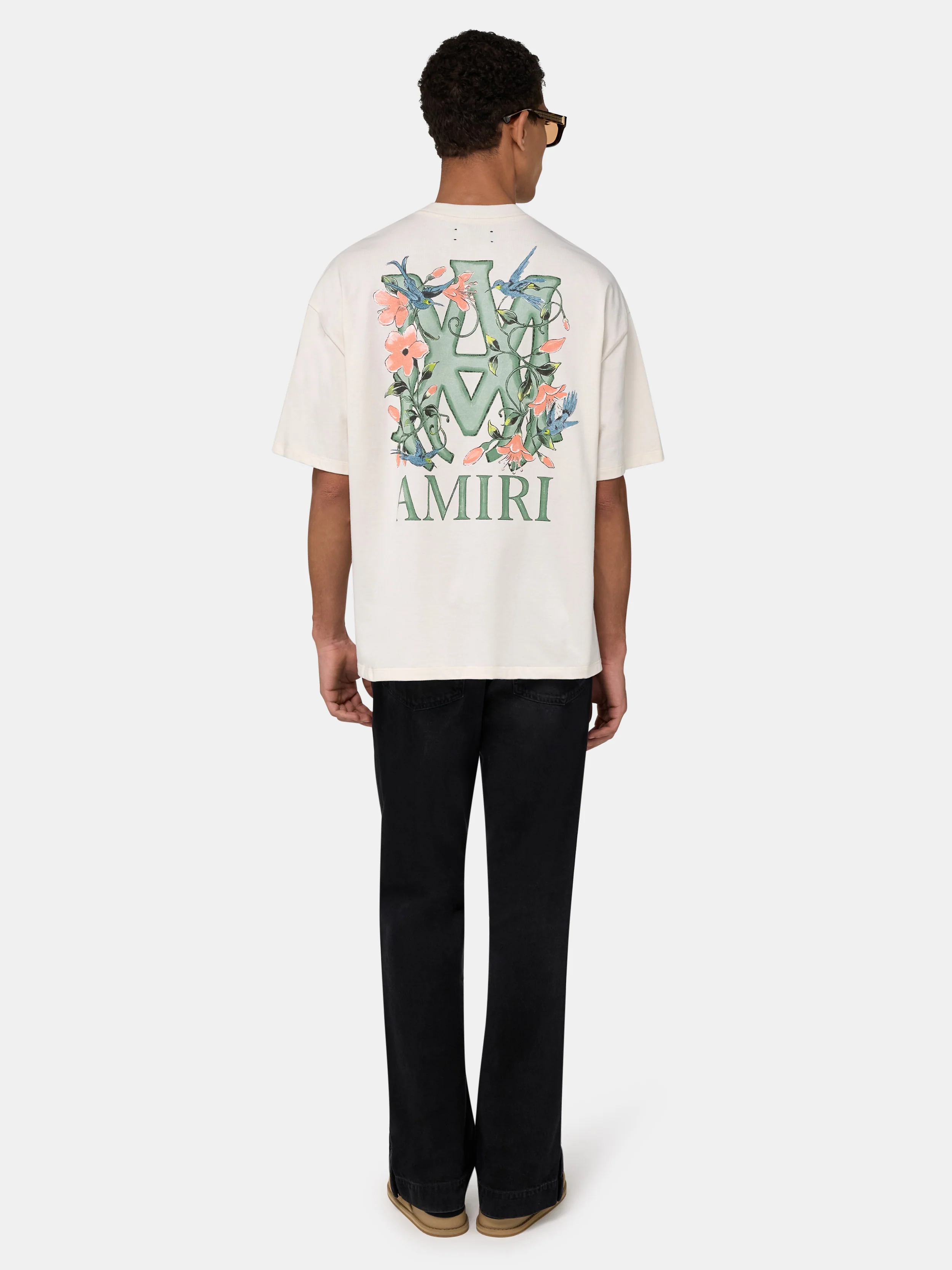 MA FLORAL OVERSIZED TEE - Ivory