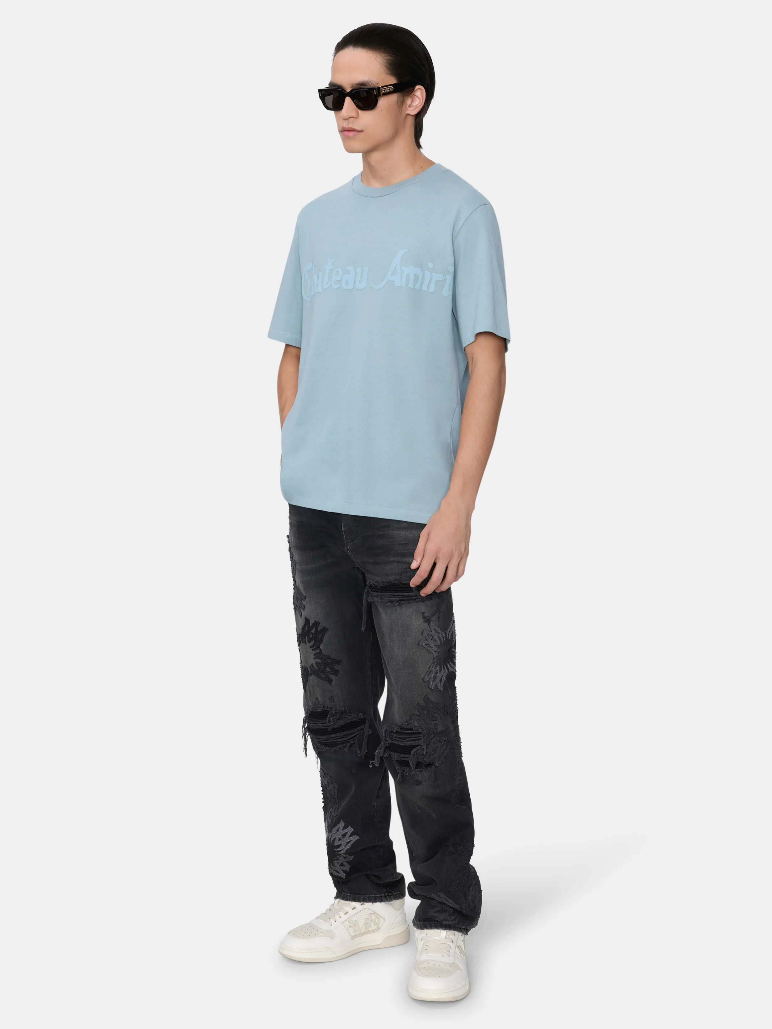 MA QUAD MX1 STRAIGHT JEAN - Storm Black