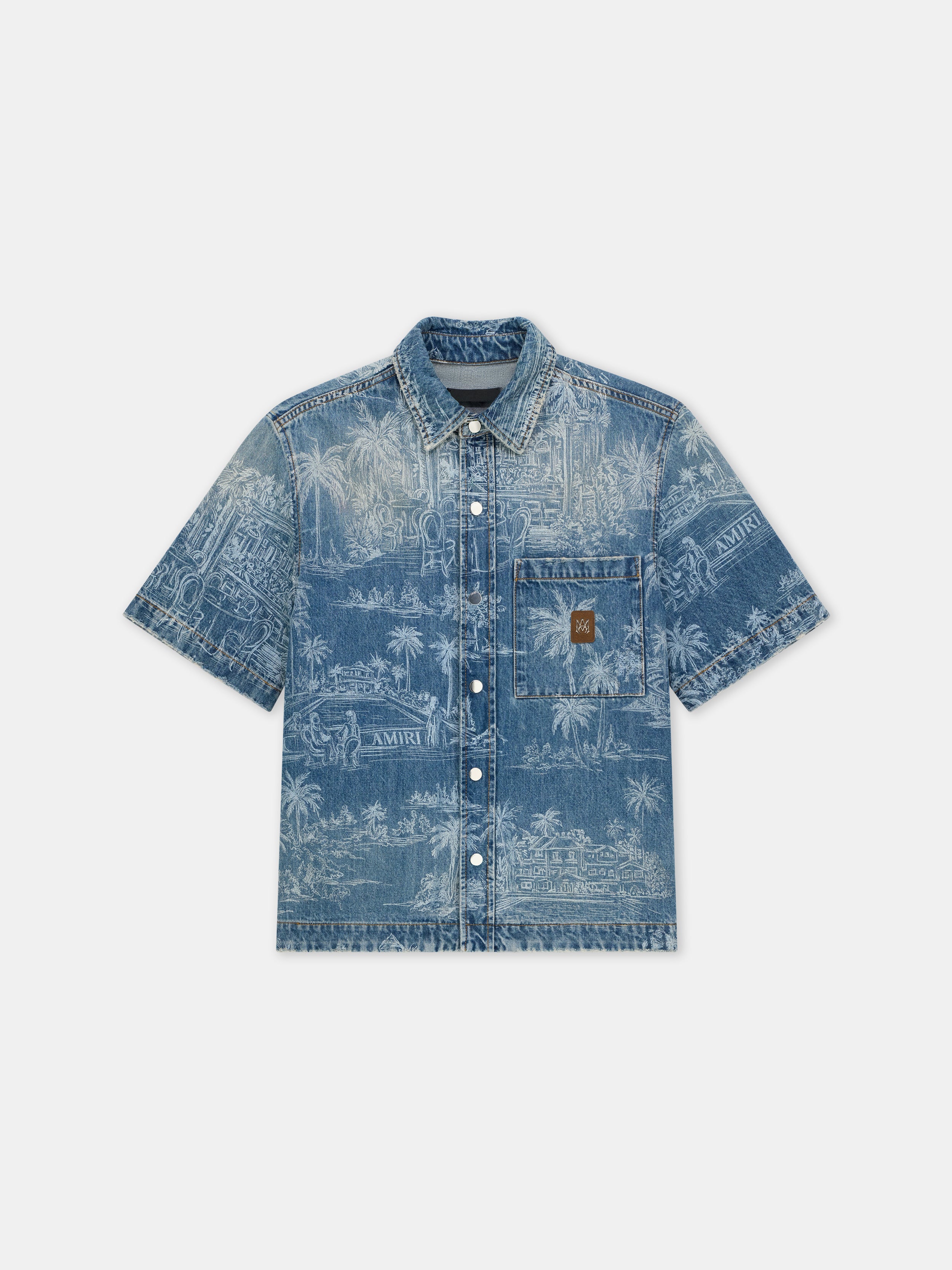 CHATEAU PALMS DENIM SHIRT - Harbor Indigo