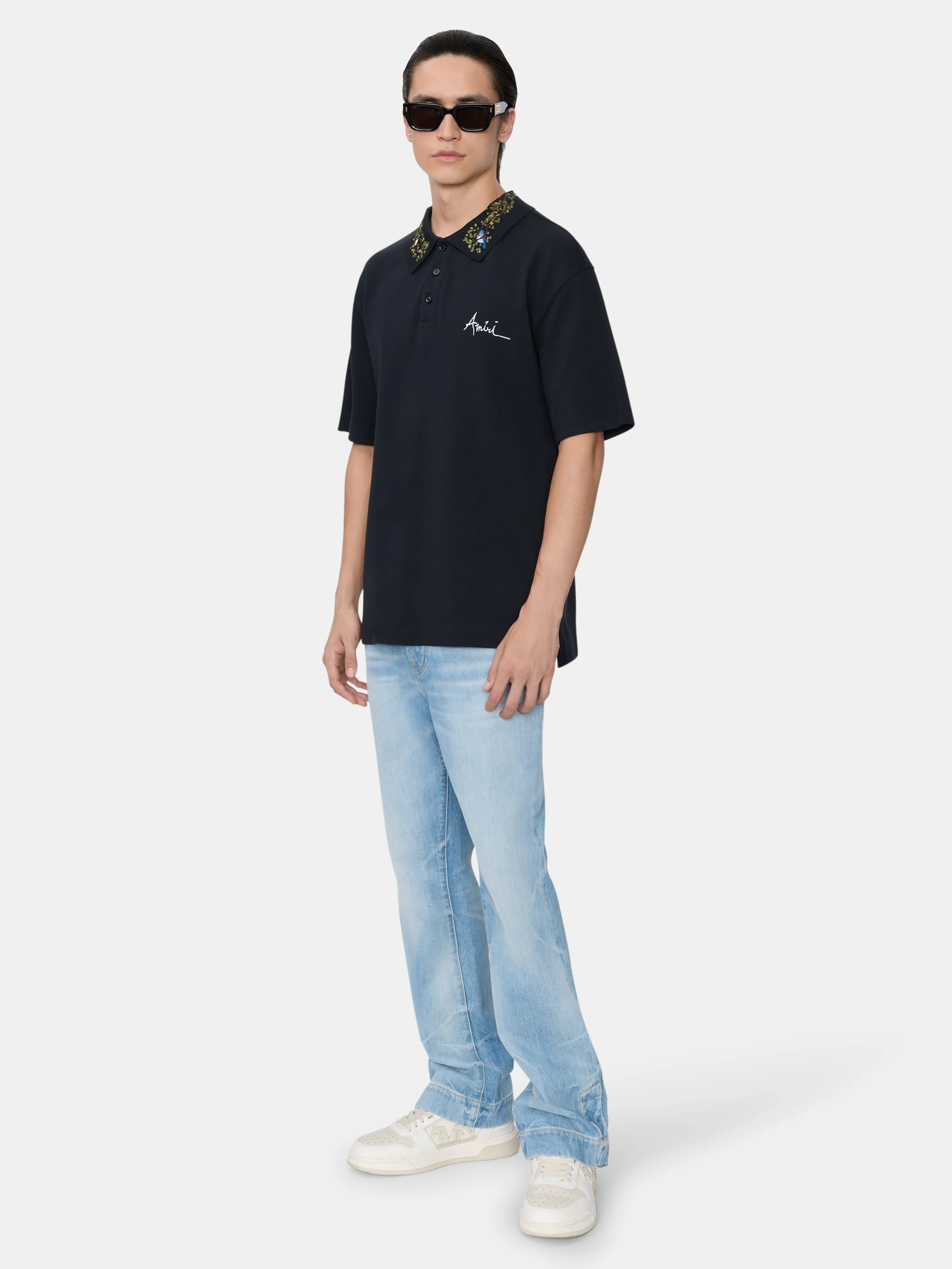 3947-amiri-floral-collar-polo-black-3.webp AMIRI FLORAL COLLAR POLO - Black