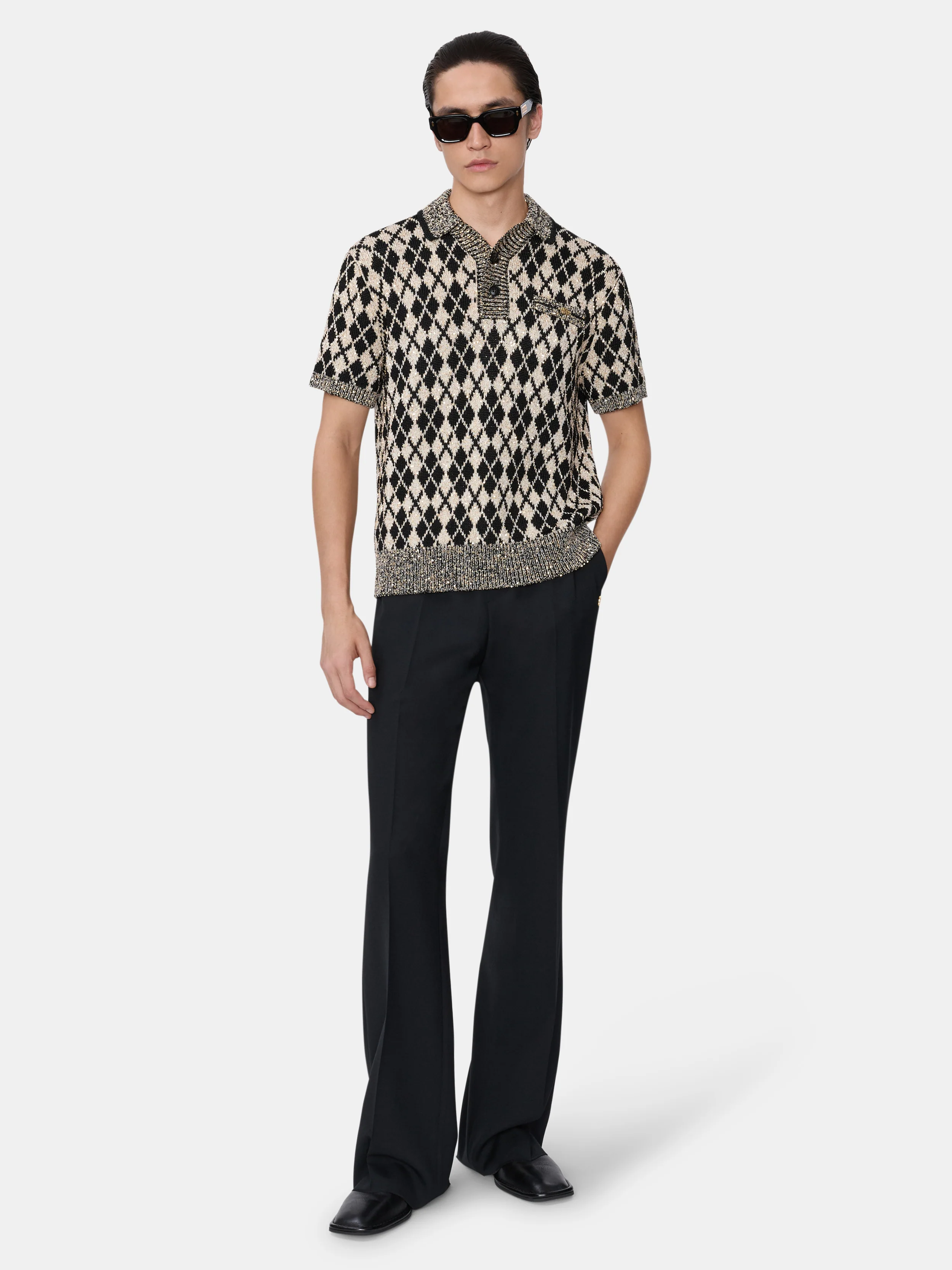 3984-argyle-polo-black-2.webp ARGYLE POLO - Black