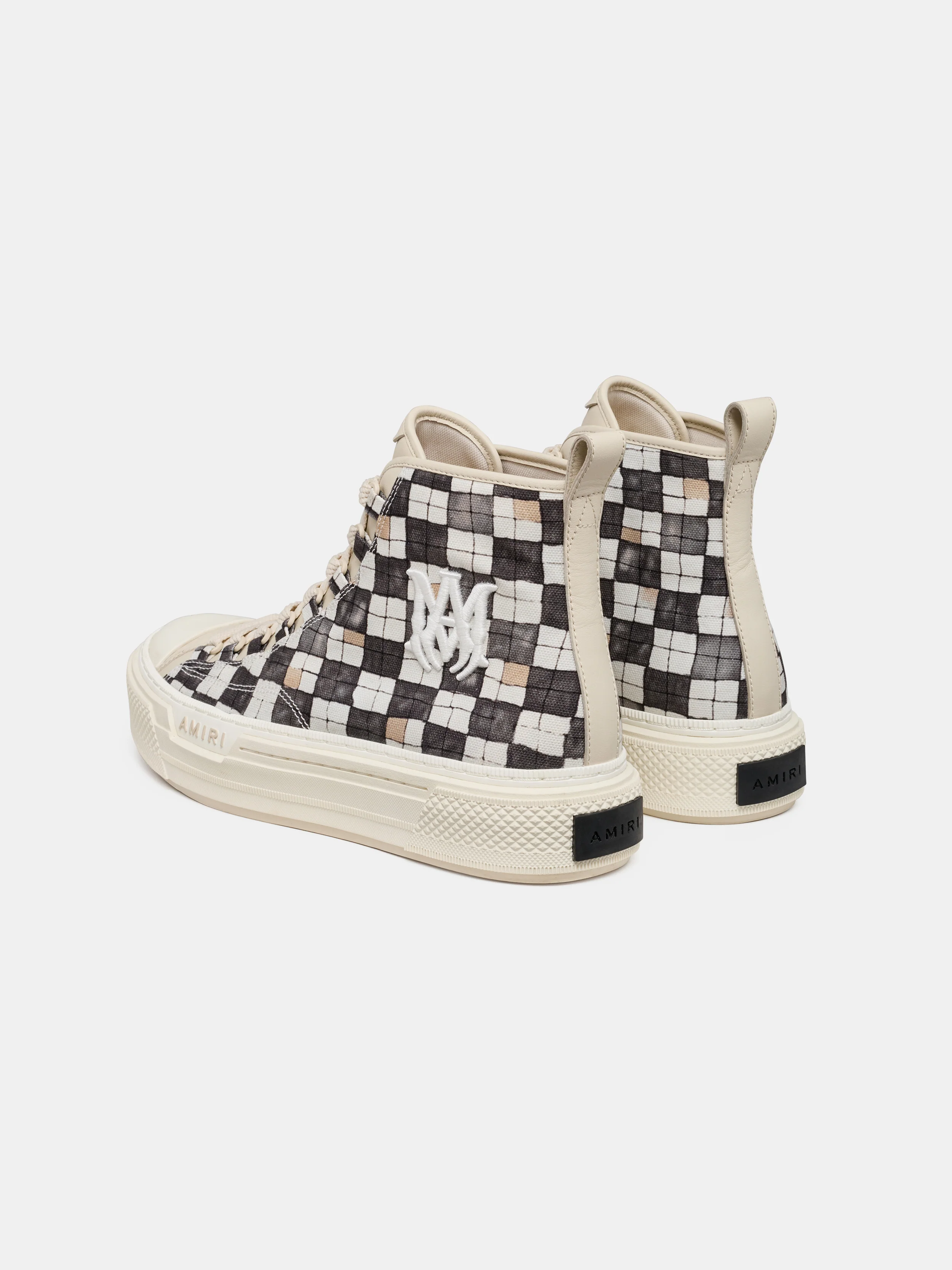 CHECKERED COURT HI - Black