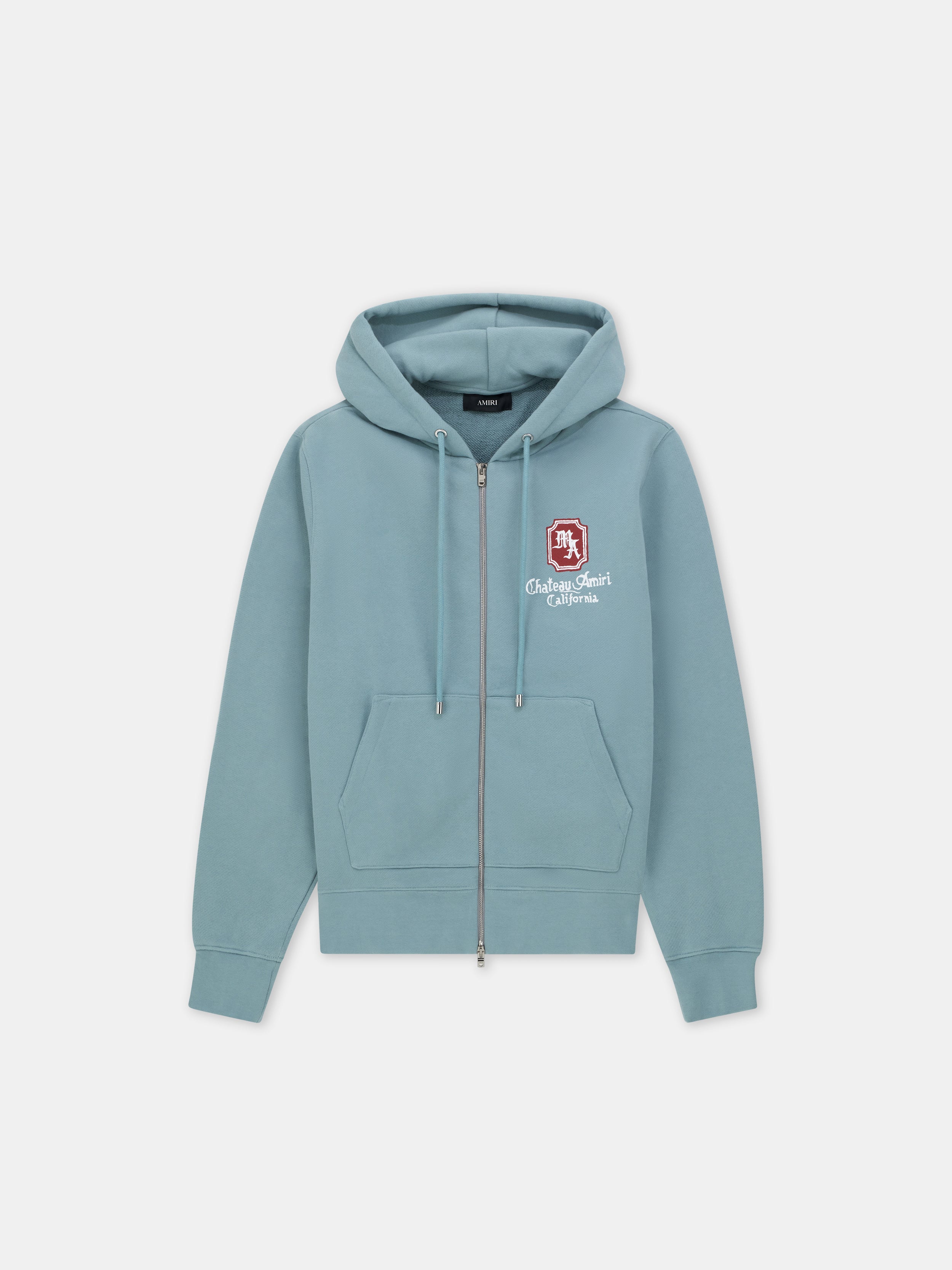 MA CHATEAU ZIP HOODIE - Steel