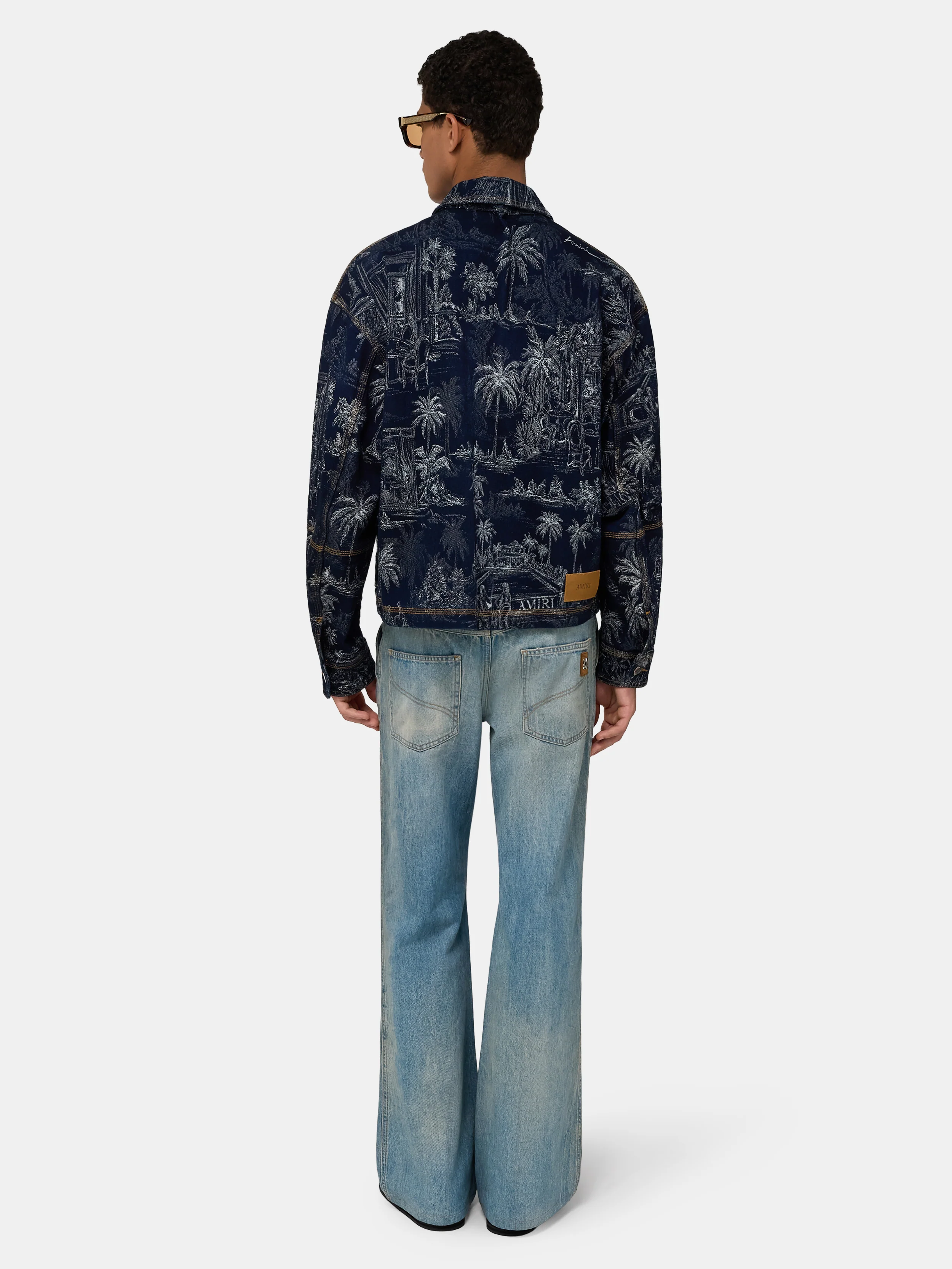 CHATEAU PALMS JACQUARD JACKET - Indigo