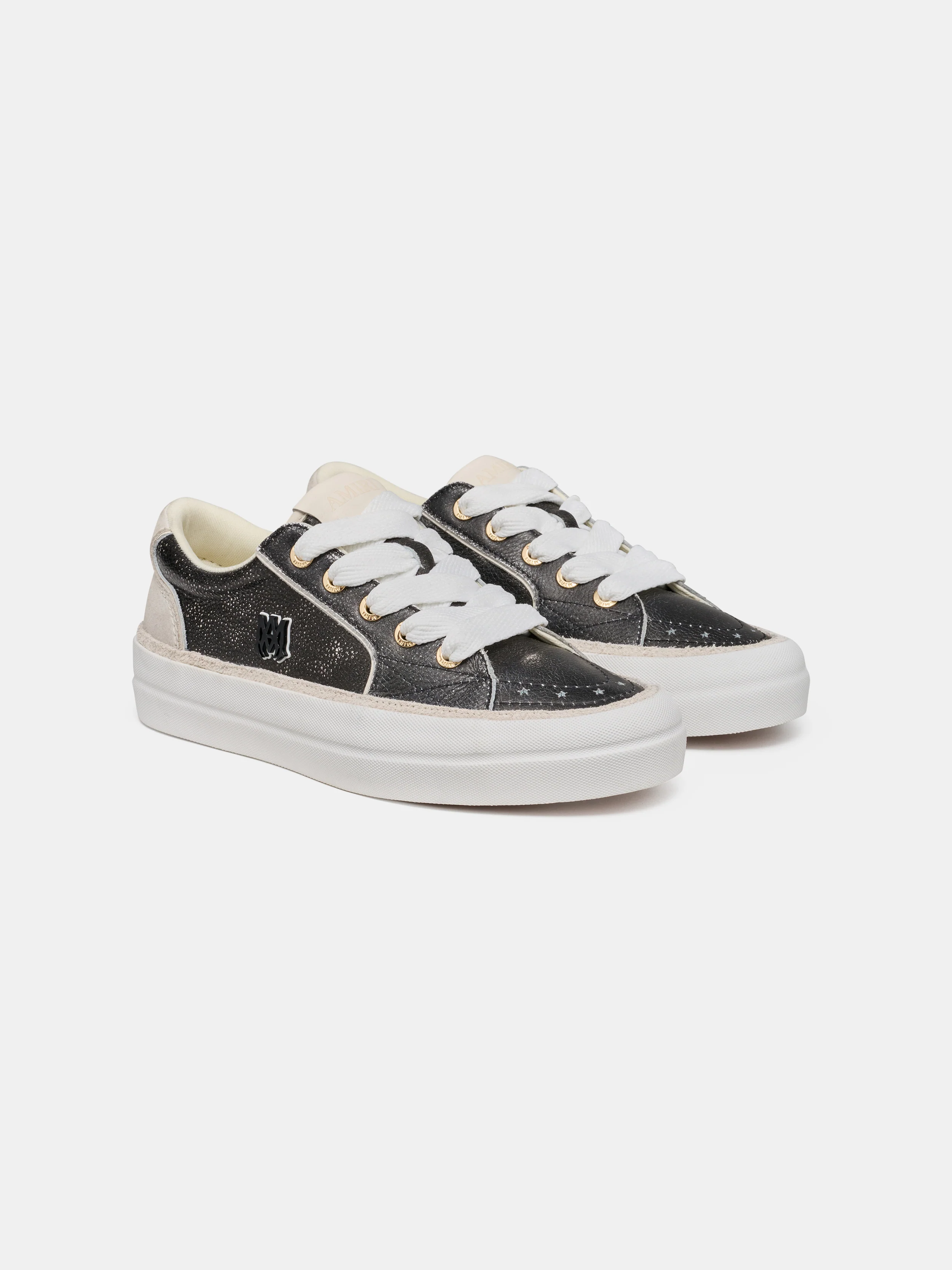 PEBBLED SUNSET SKATE - Black