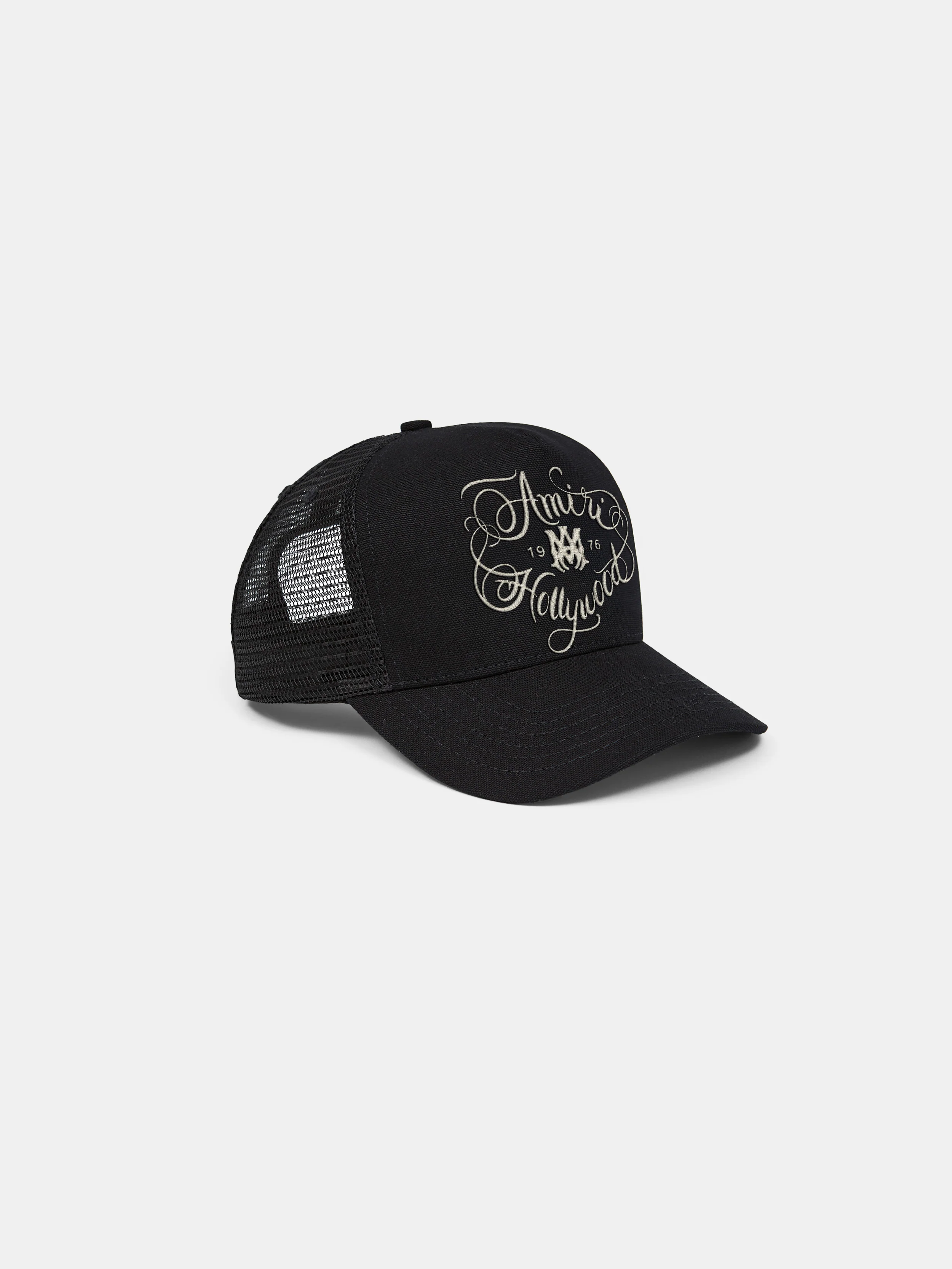 AMIRI HOLLYWOOD SCRIPT HAT - BLACK