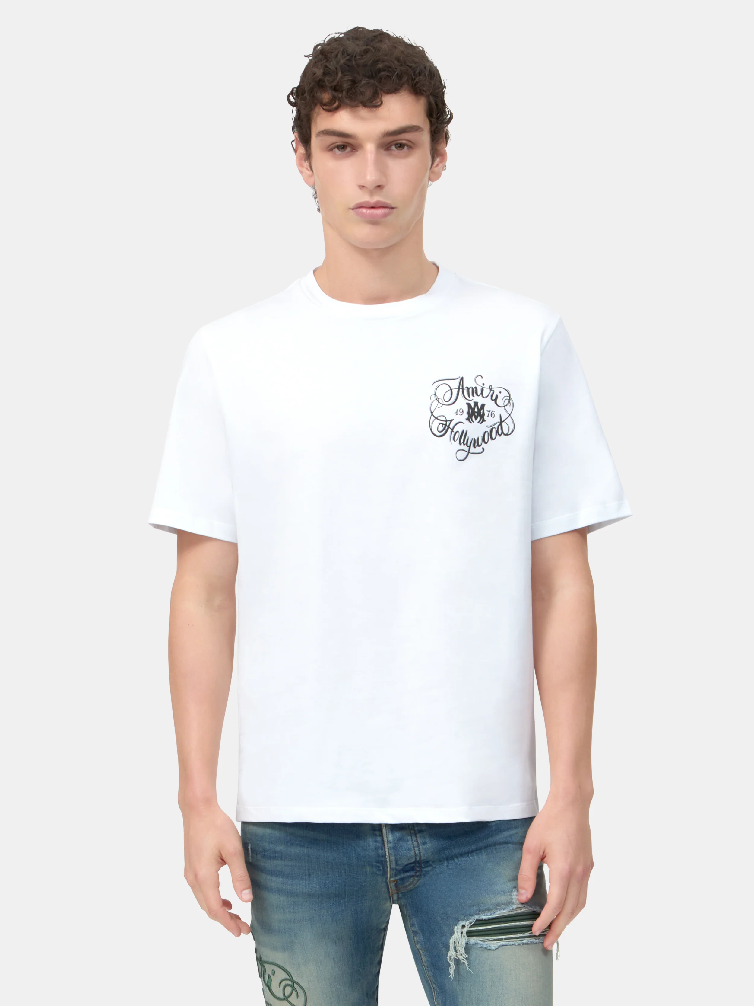 AMIRI HOLLYWOOD TEE - White