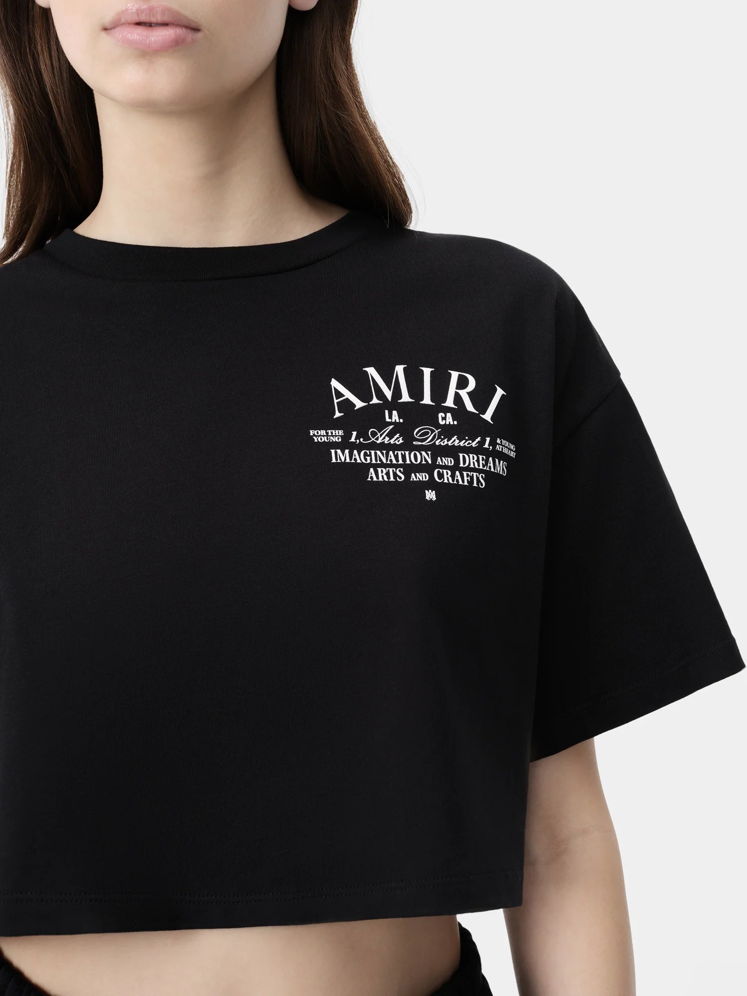 WOMEN - WOMEN'S ARTS DISTRICT CROPPED TEE - Black