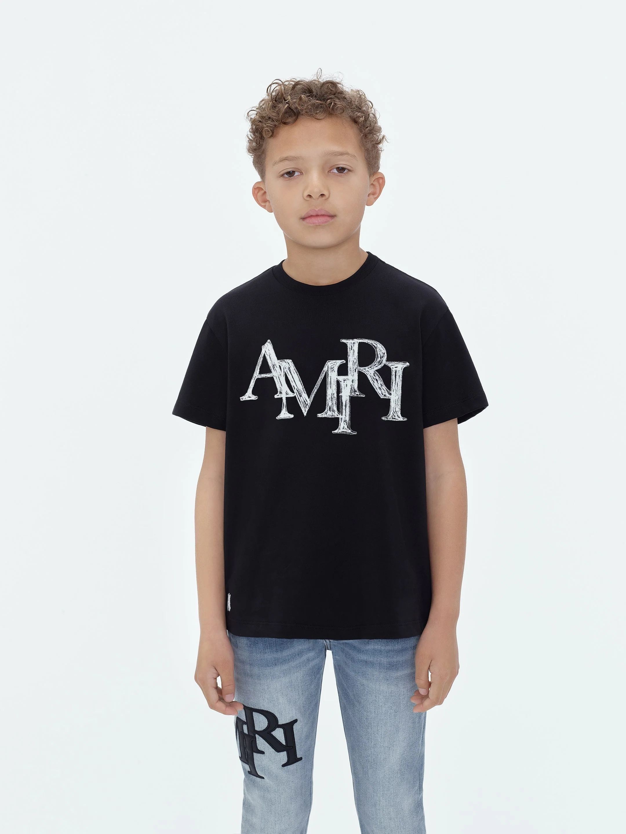 4273-kids-amiri-staggered-scribble-tee-black-2.webp KIDS - AMIRI STAGGERED SCRIBBLE TEE - Black