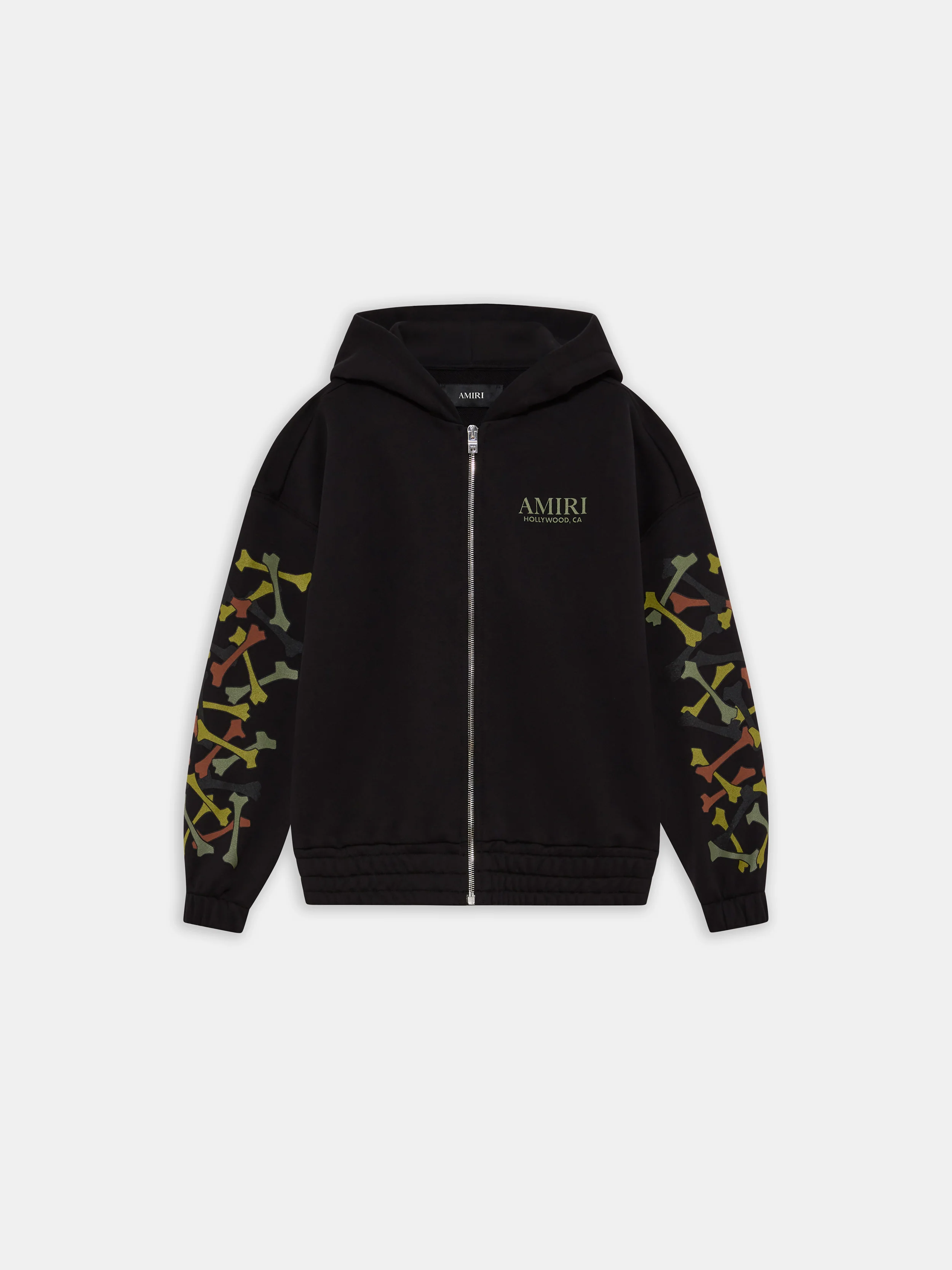 KIDS - KIDS' BONES ZIP HOODIE - Black