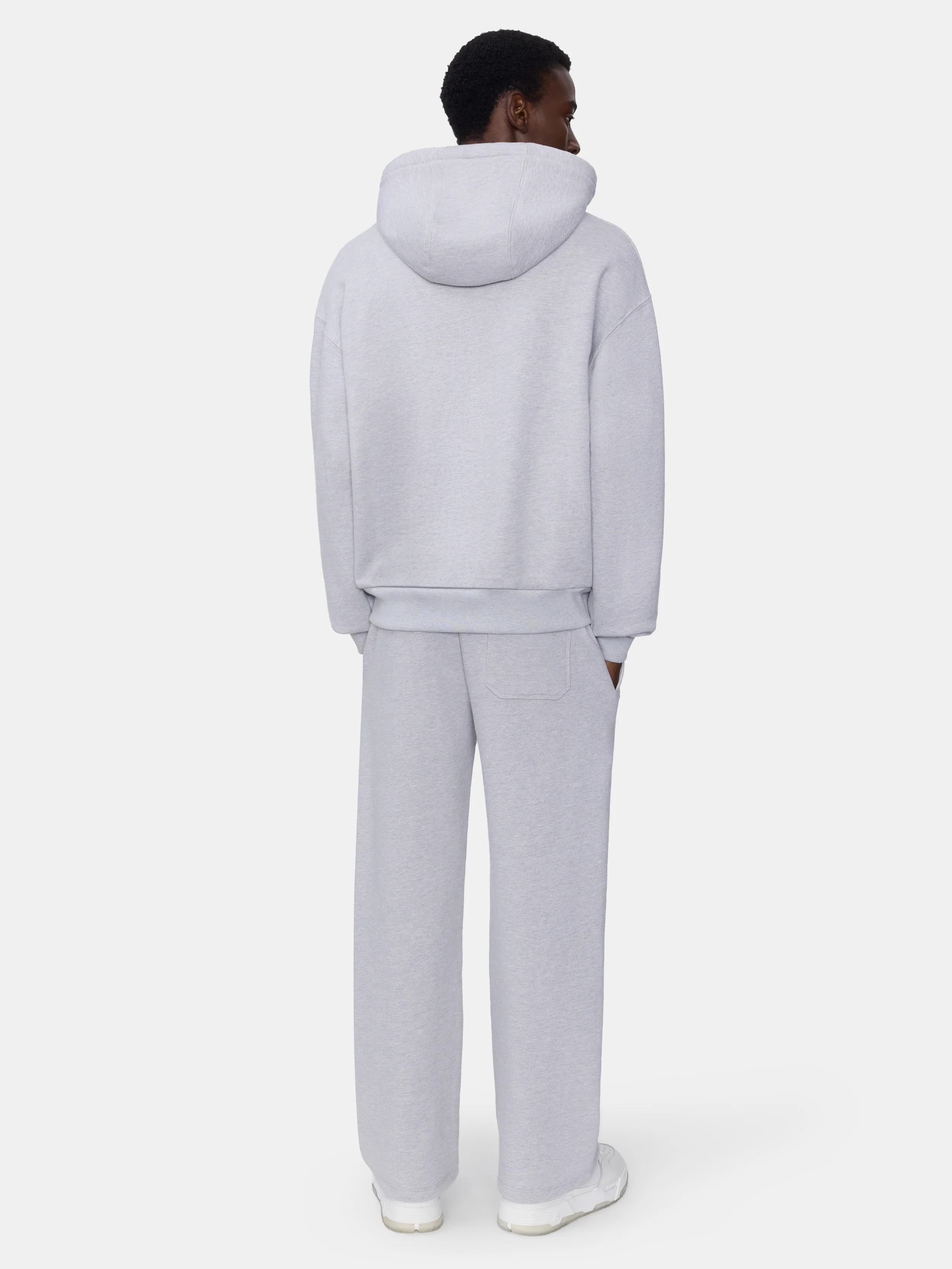 RELAXED PULL ON SWEATPANT - HEATHER GREY