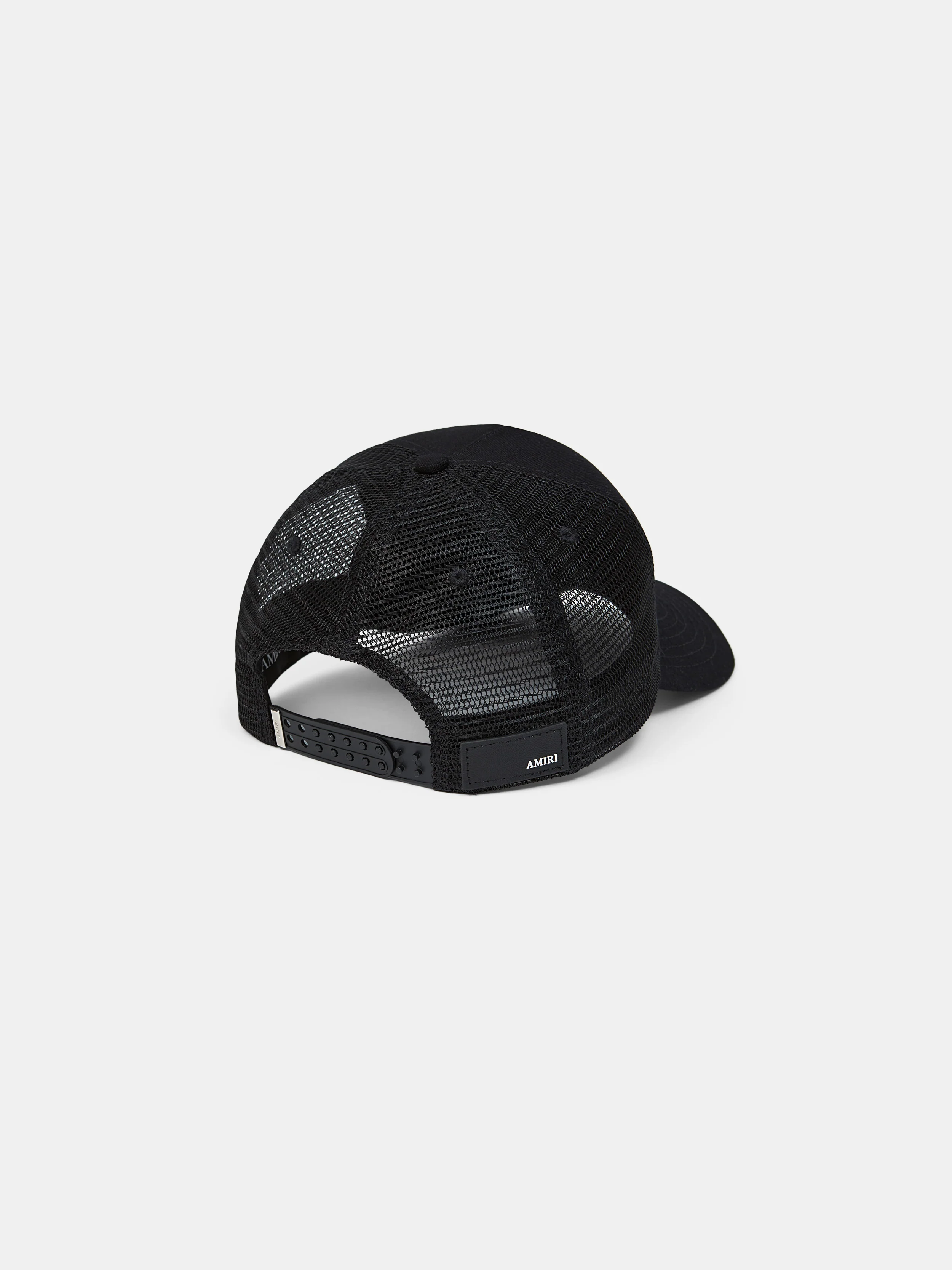 3 STAR METALLIC TRUCKER HAT - Black/Silver