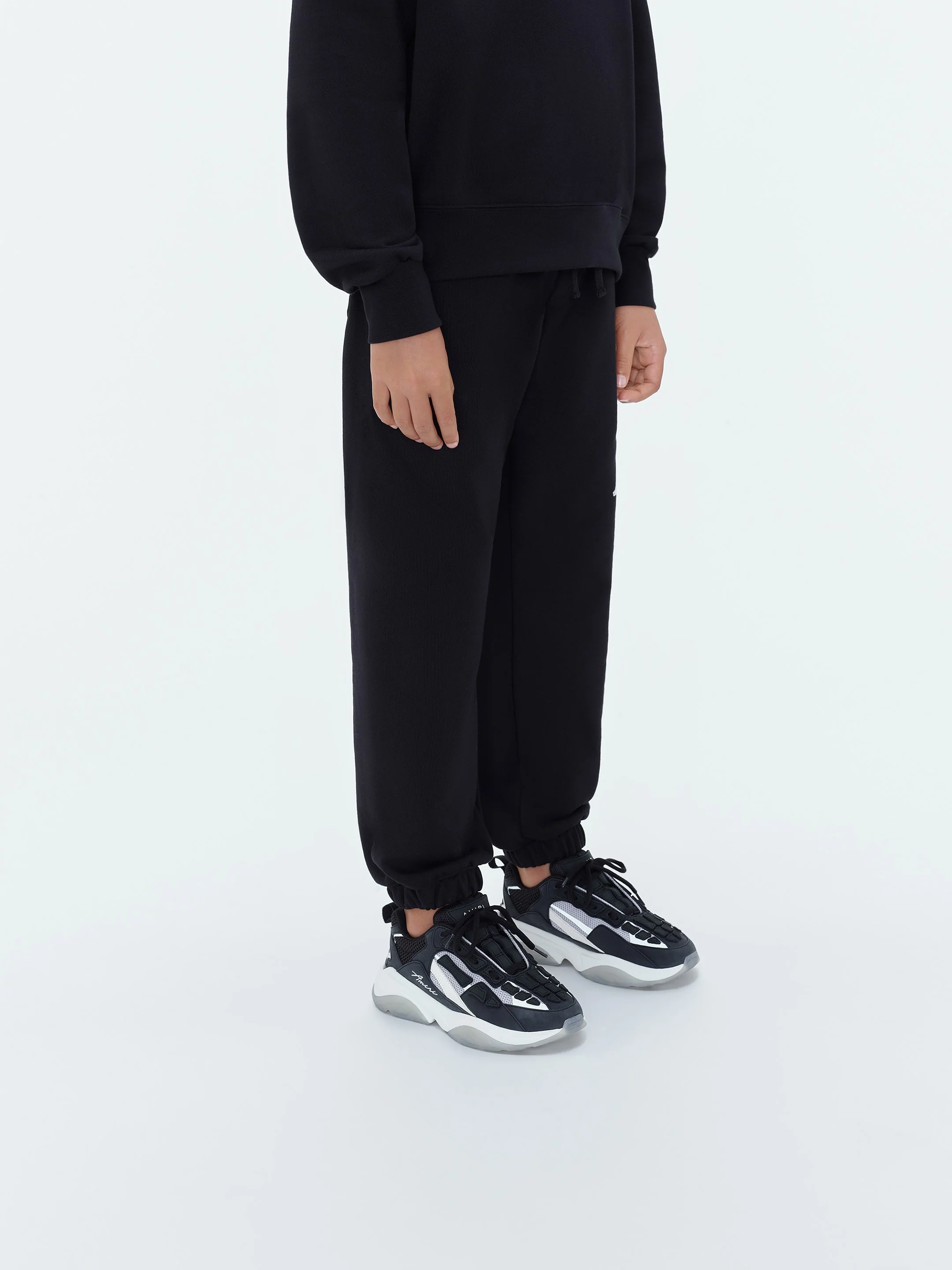 KIDS - AMIRI STAGGERED SCRIBBLE SWEATPANT - Black