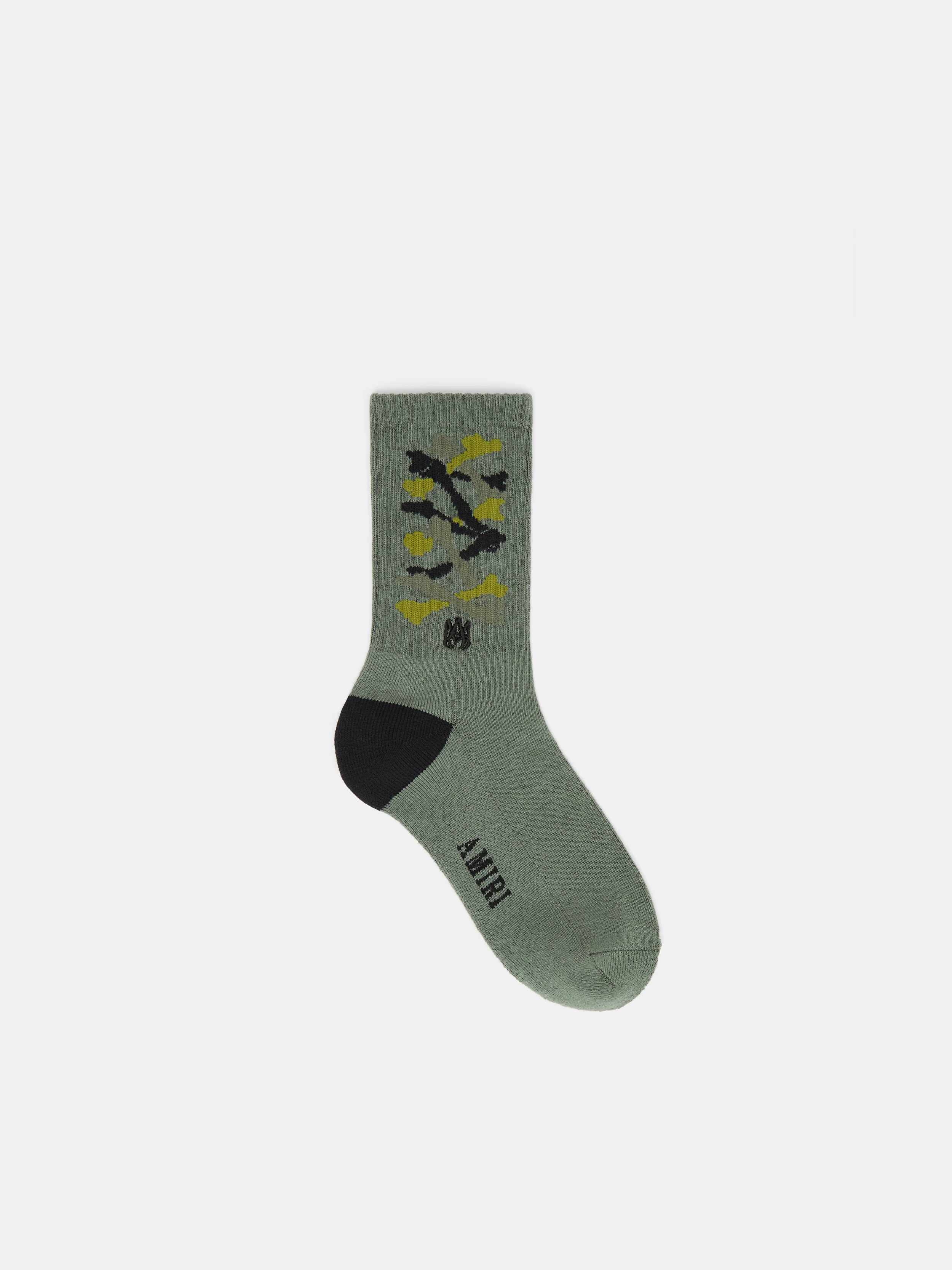 KIDS - KIDS' STACKED BONES SOCK - Dark Sage
