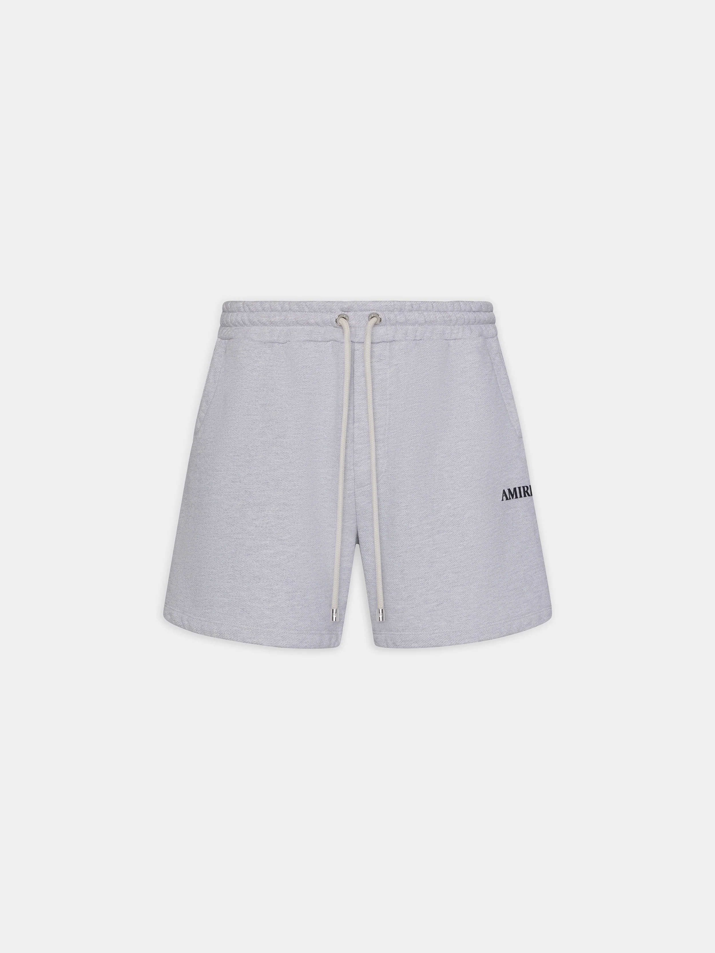 RELAXED PULL ON SWEATSHORT - HEATHER GREY
