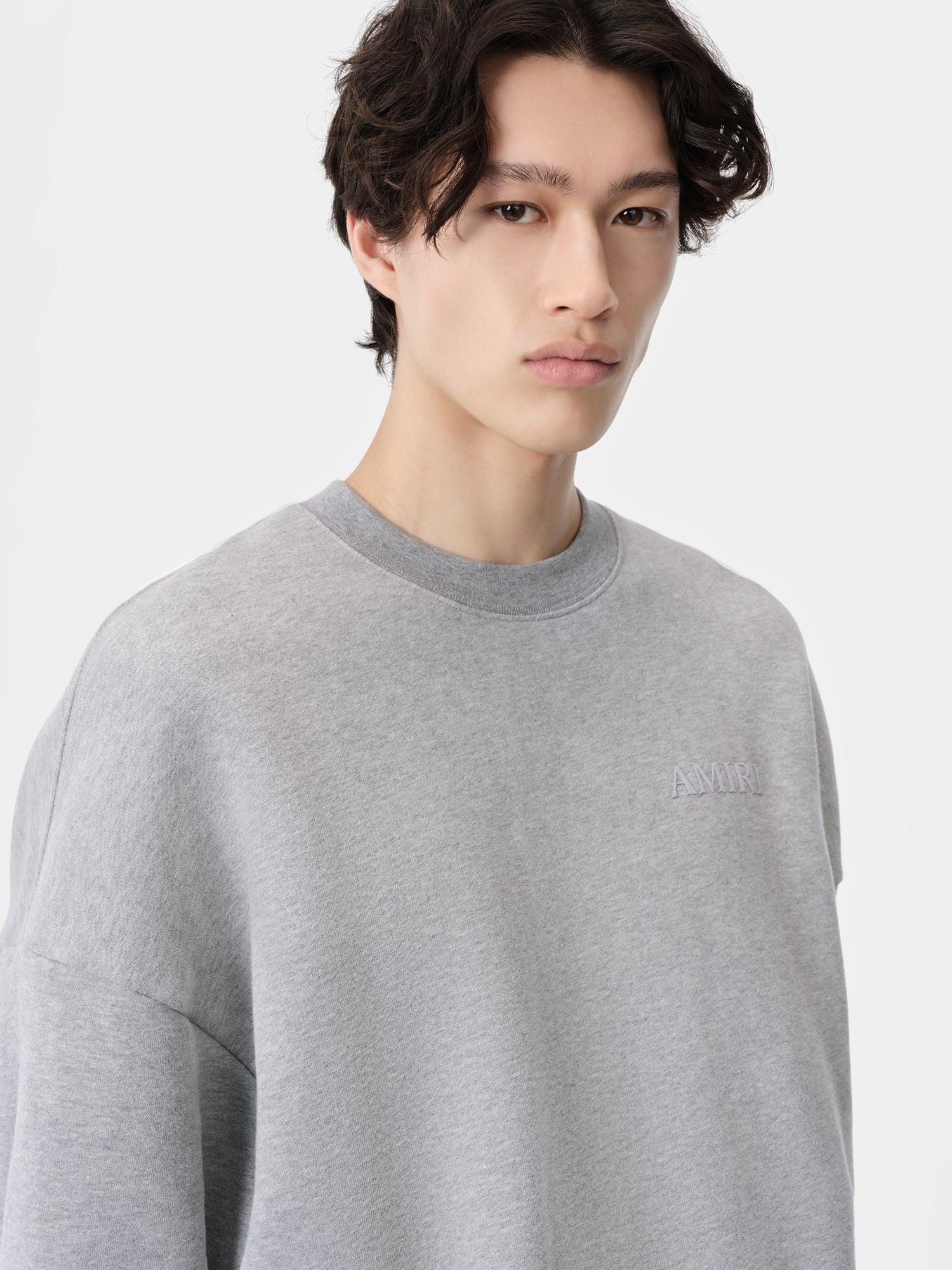 5055-amiri-oversized-crew-grey-5.jpg AMIRI OVERSIZED CREW - Grey