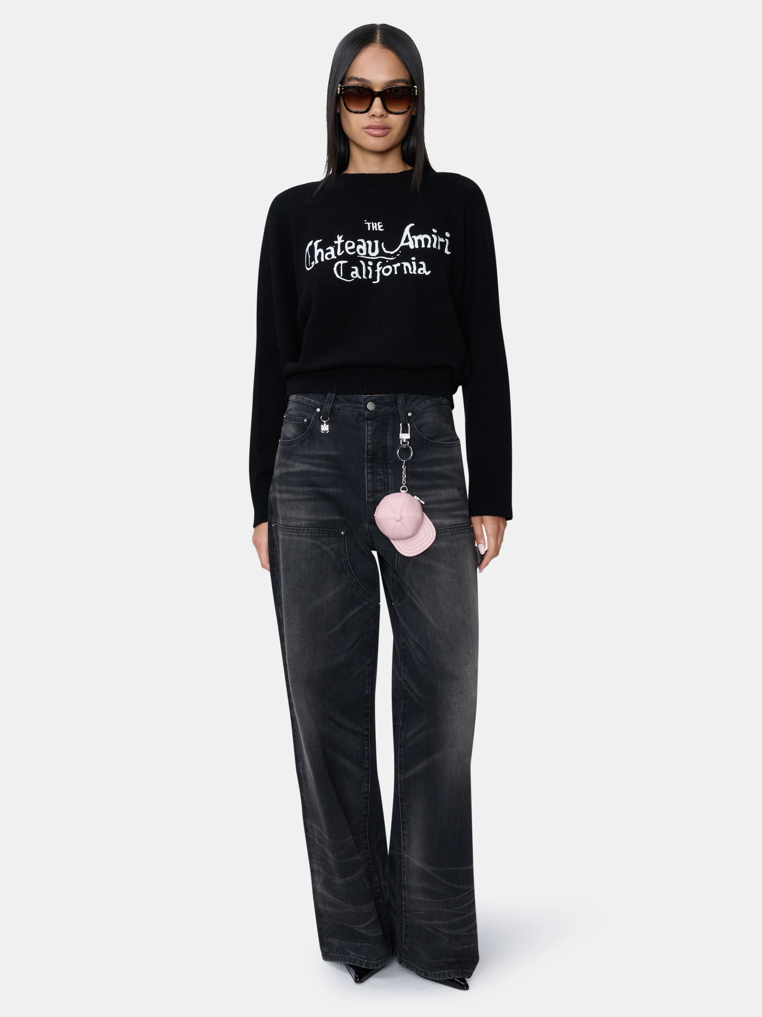 WOMEN - WOMEN'S CHATEAU AMIRI SWEATER - Black