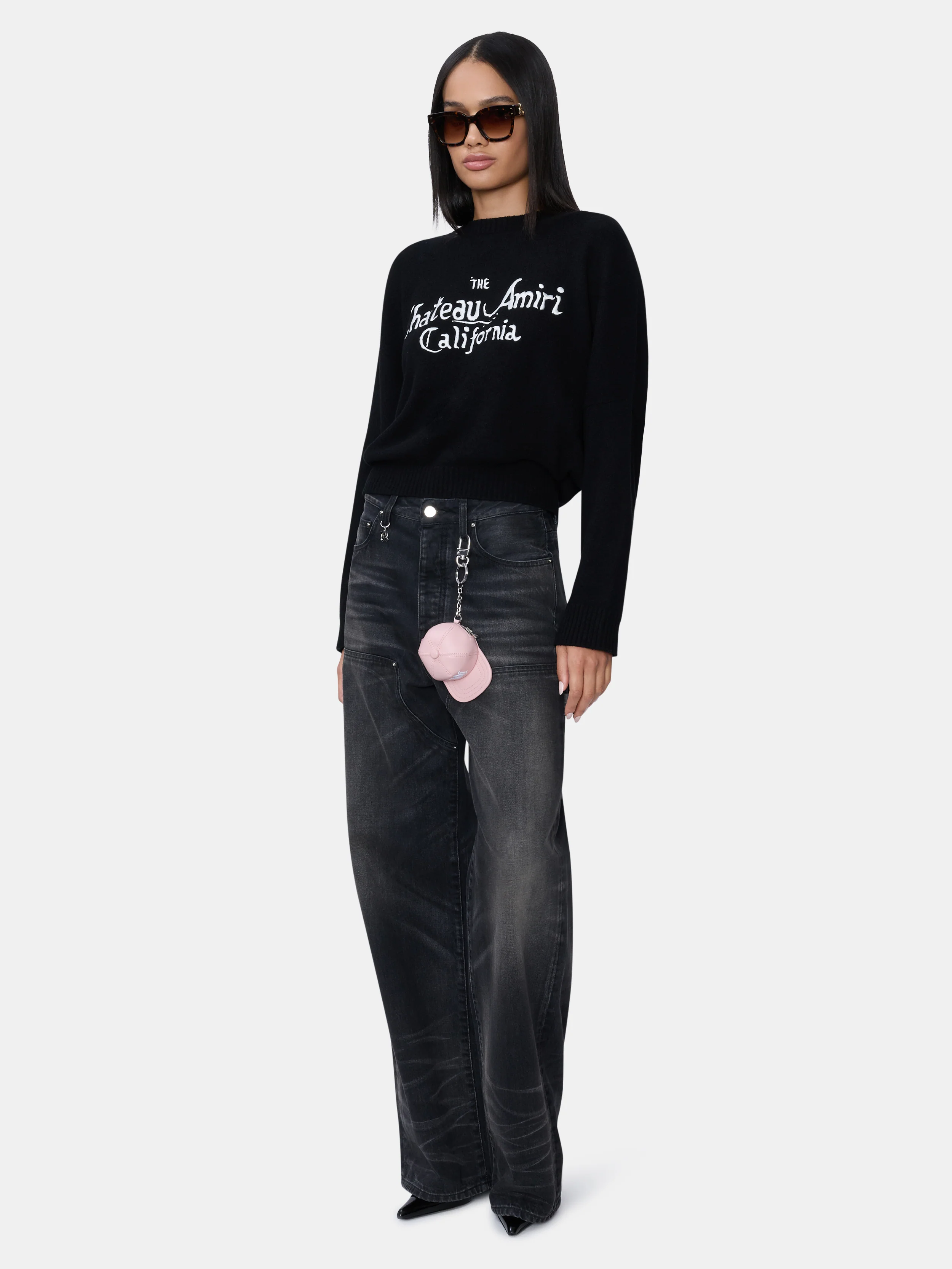WOMEN - WOMEN'S CHATEAU AMIRI SWEATER - Black