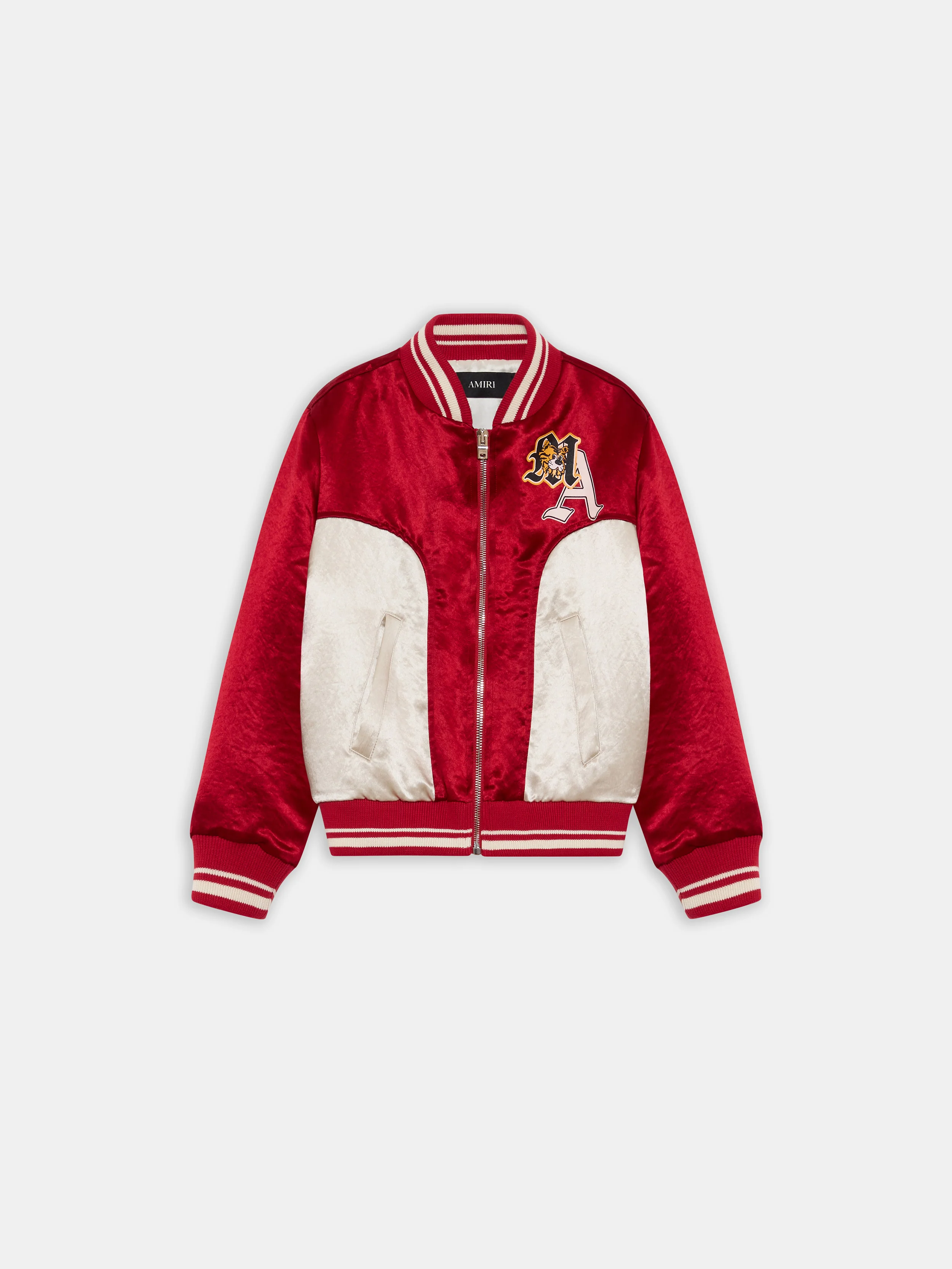 KIDS - KIDS' VARSITY PATCH JACKET - Red Rose