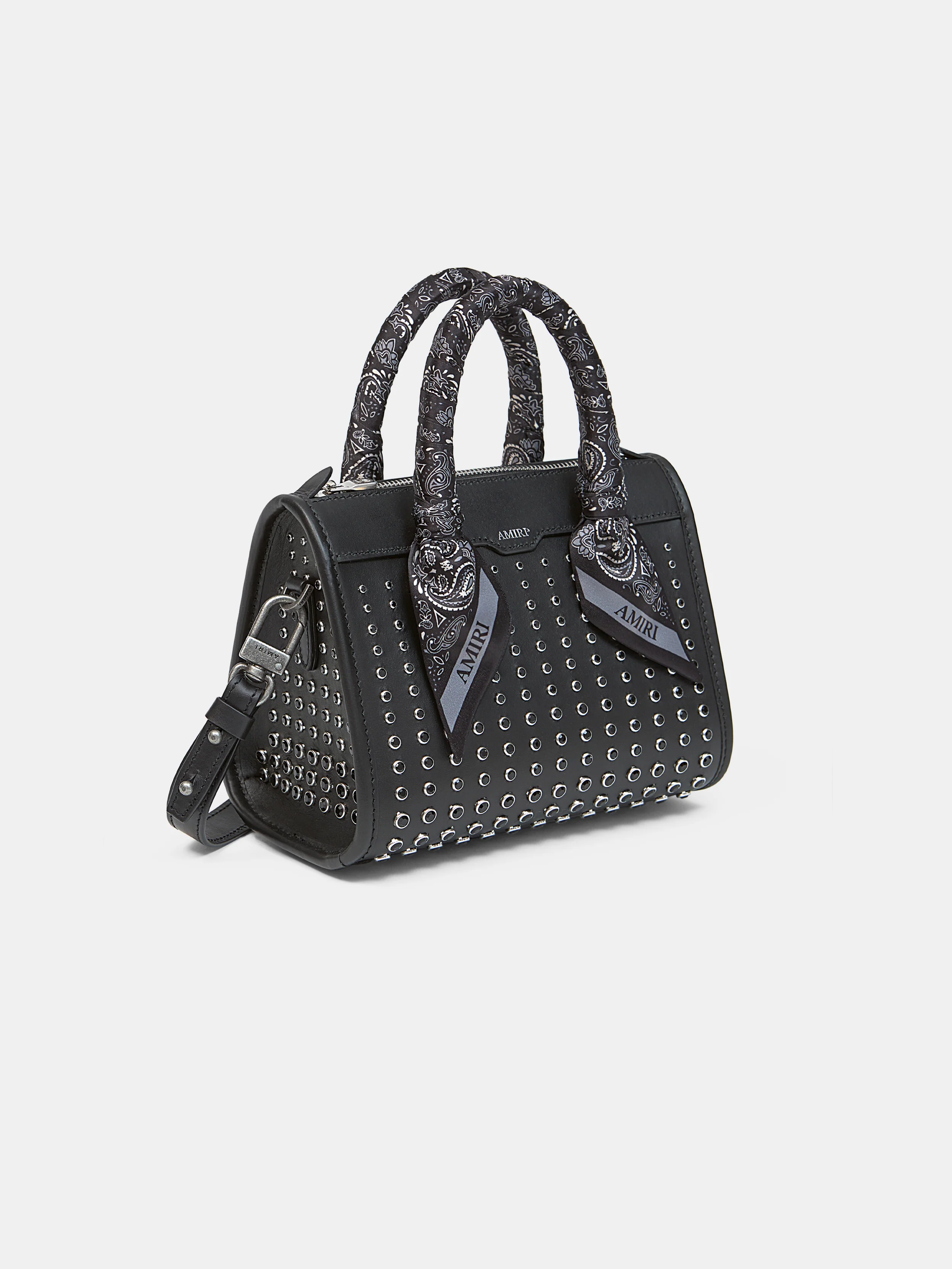 WOMEN - WOMEN'S MICRO TRIANGLE STUD BAG - Black
