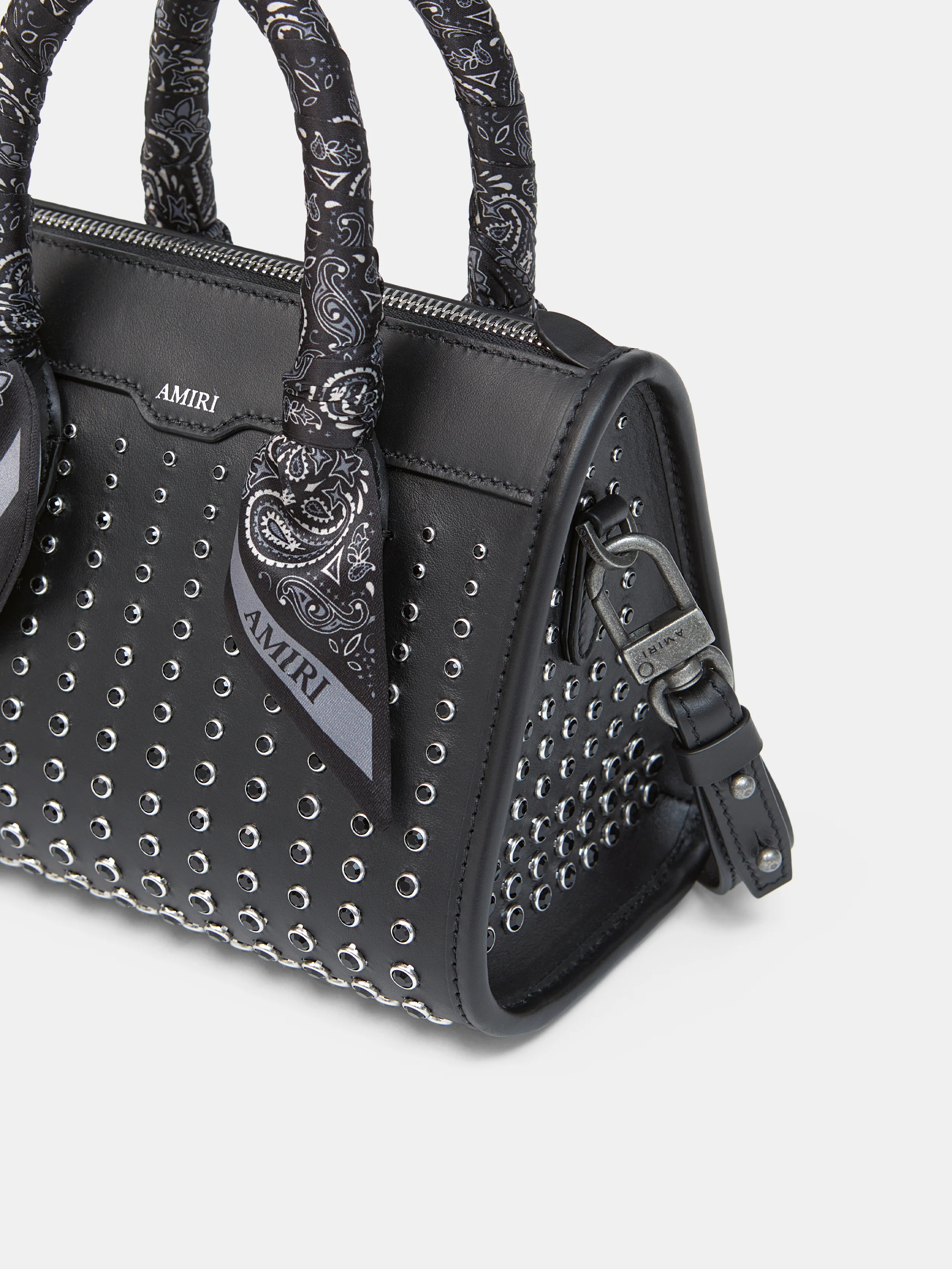WOMEN - WOMEN'S MICRO TRIANGLE STUD BAG - Black