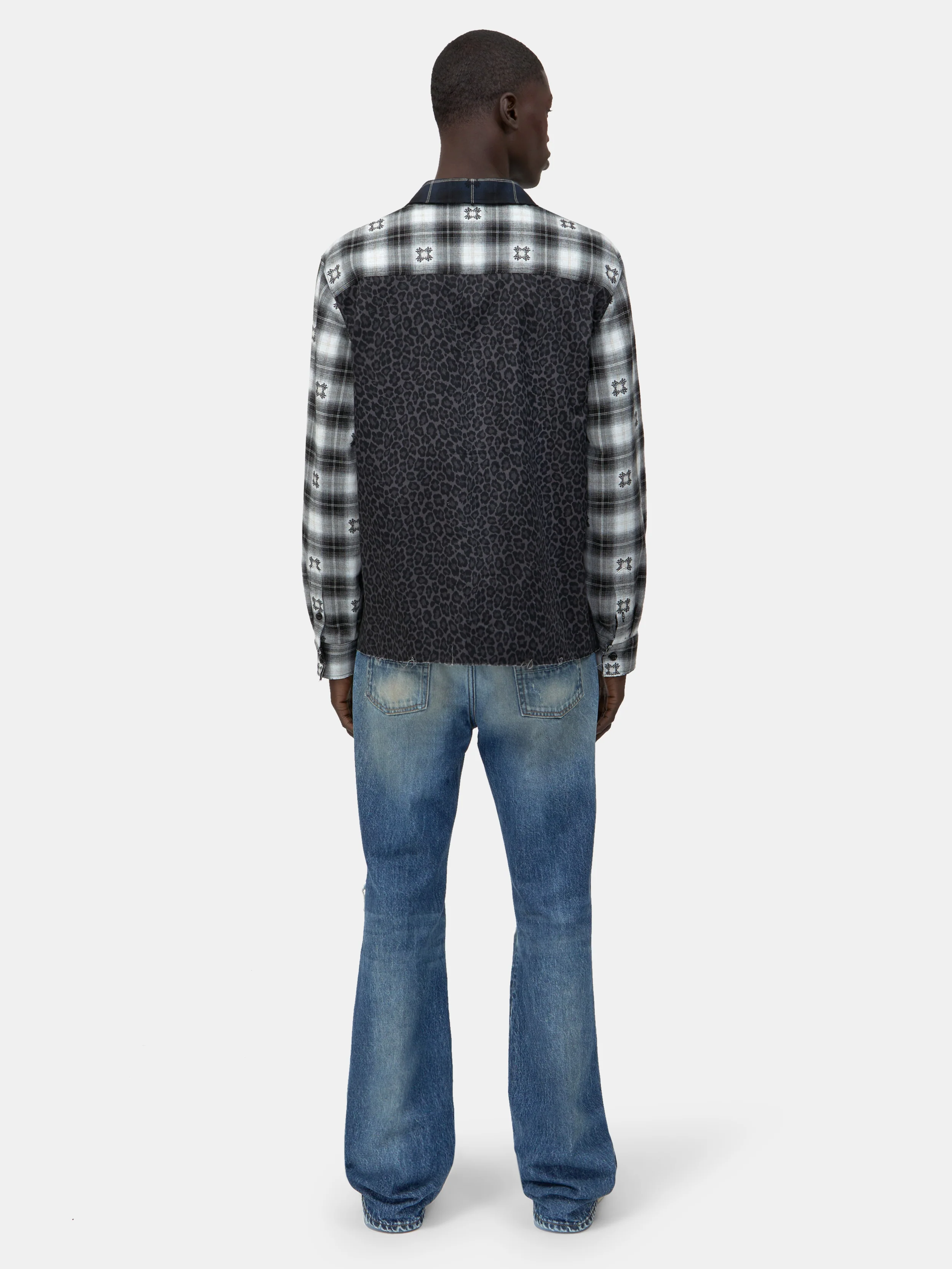 SPLICED MA QUAD FLANNEL - Midnight Blue