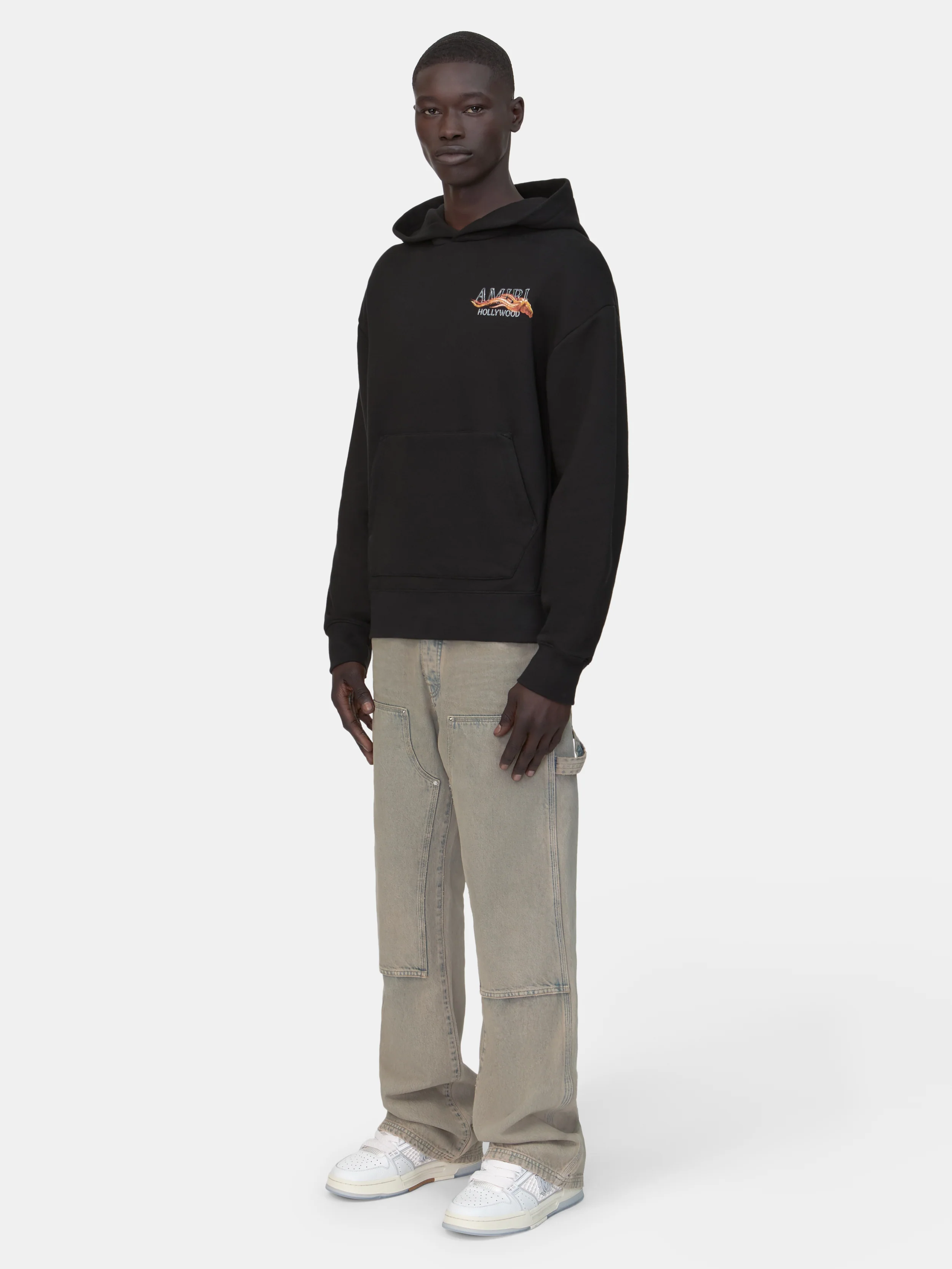 AMIRI HOLLYWOOD HORSE HOODIE - Black