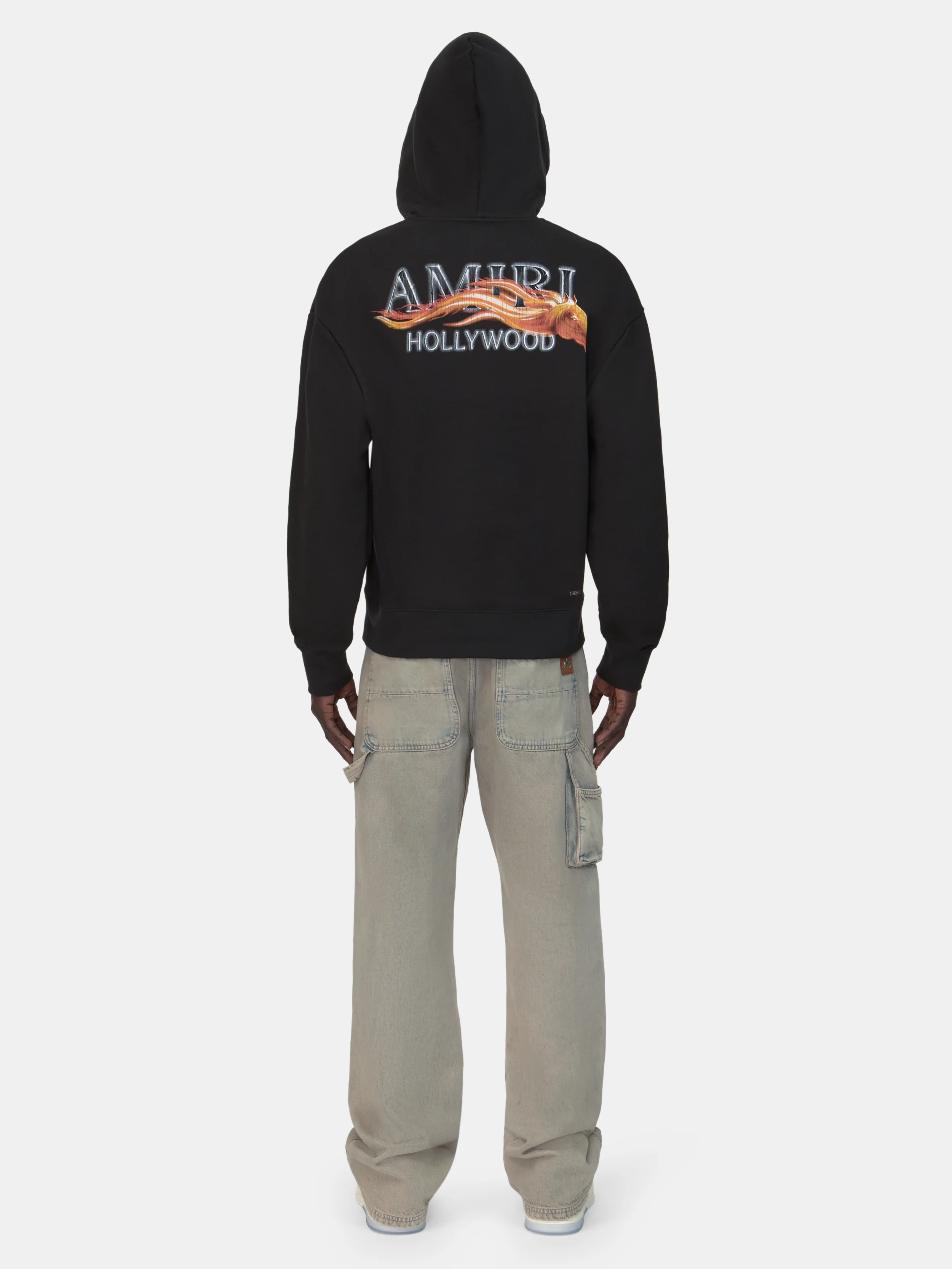 AMIRI HOLLYWOOD HORSE HOODIE - Black