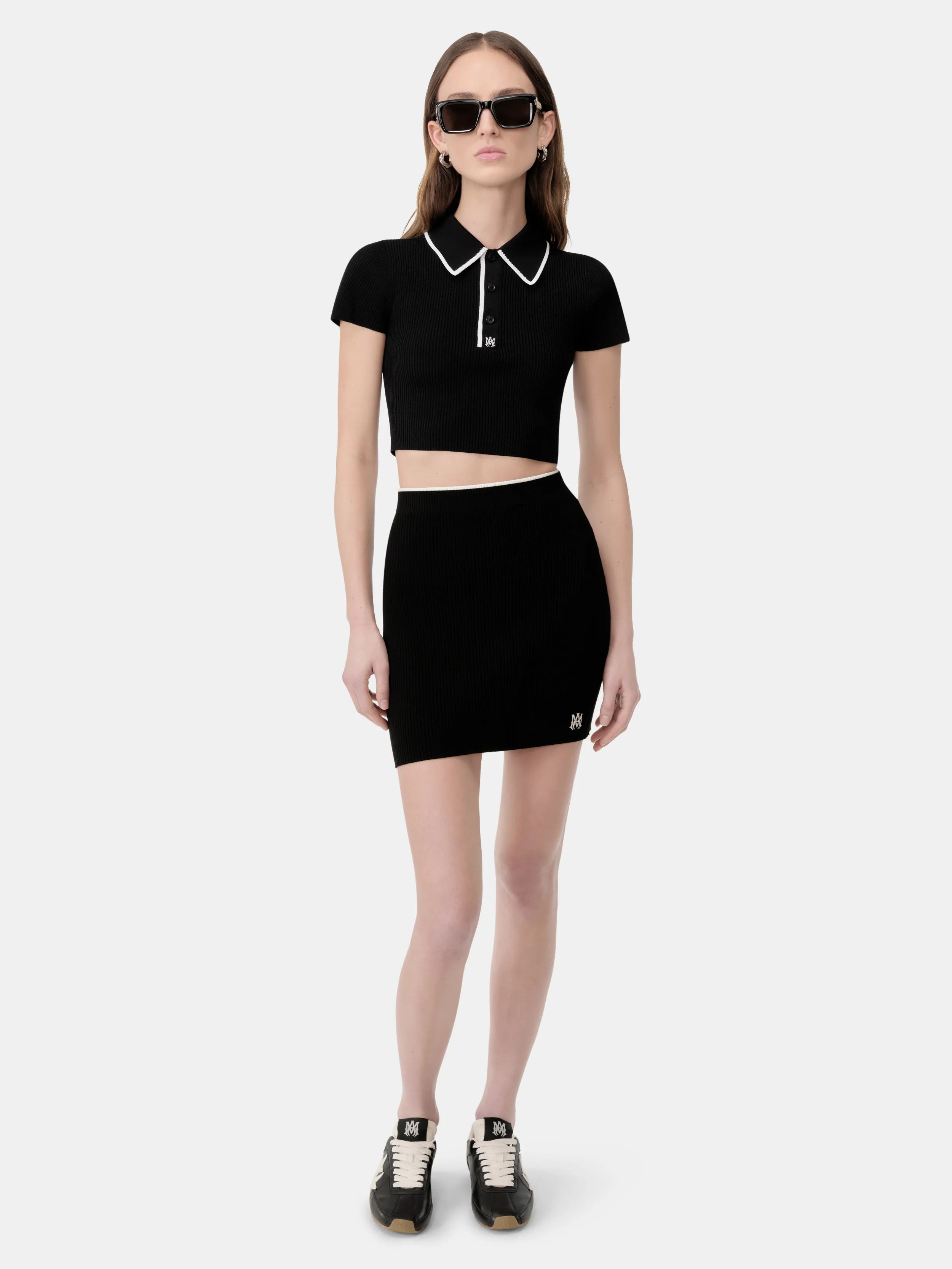 WOMEN - WOMEN'S MA POLO - Black
