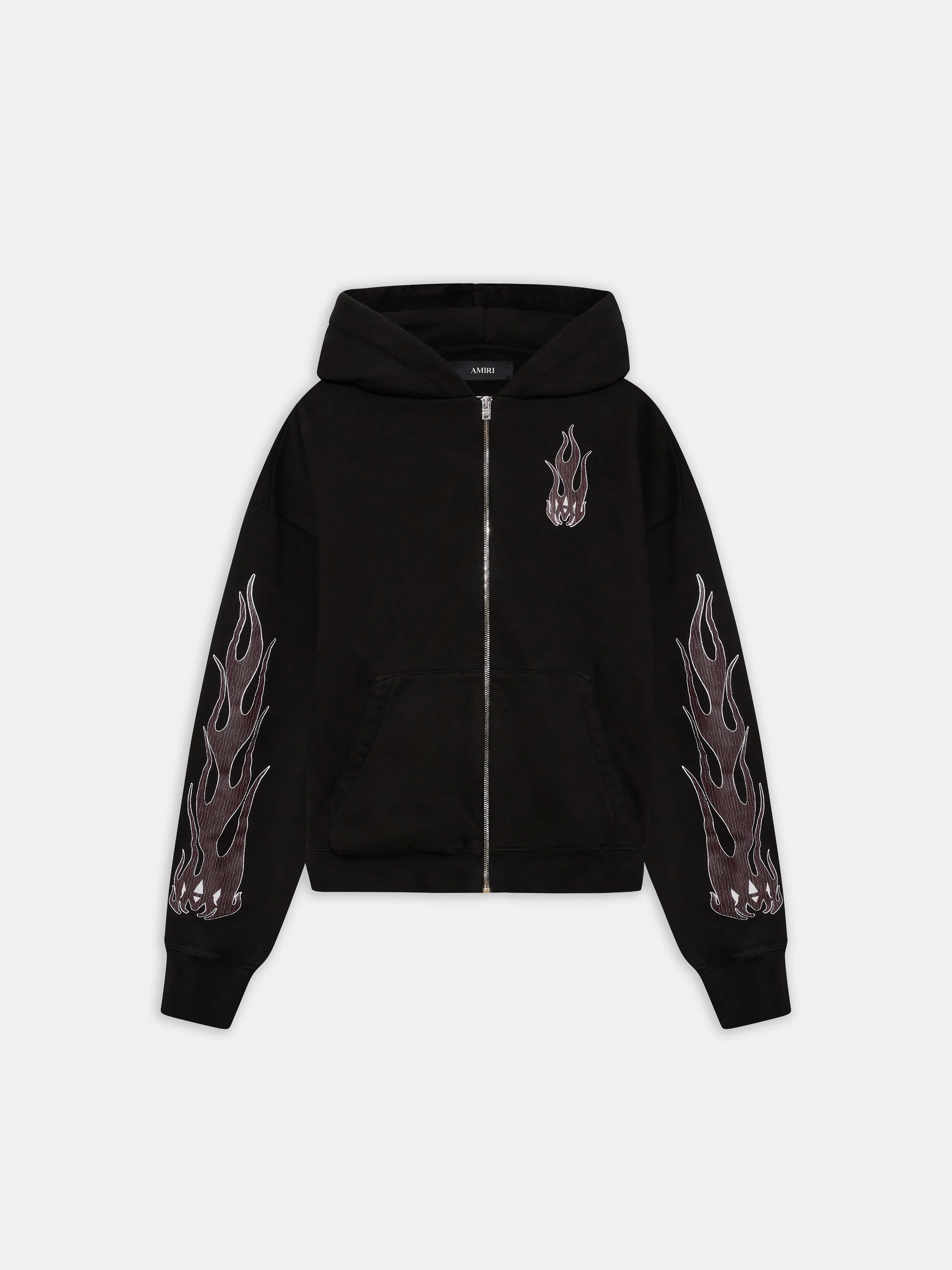 WOMEN - WOMEN'S MA FLAMES ZIP HOODIE - Black