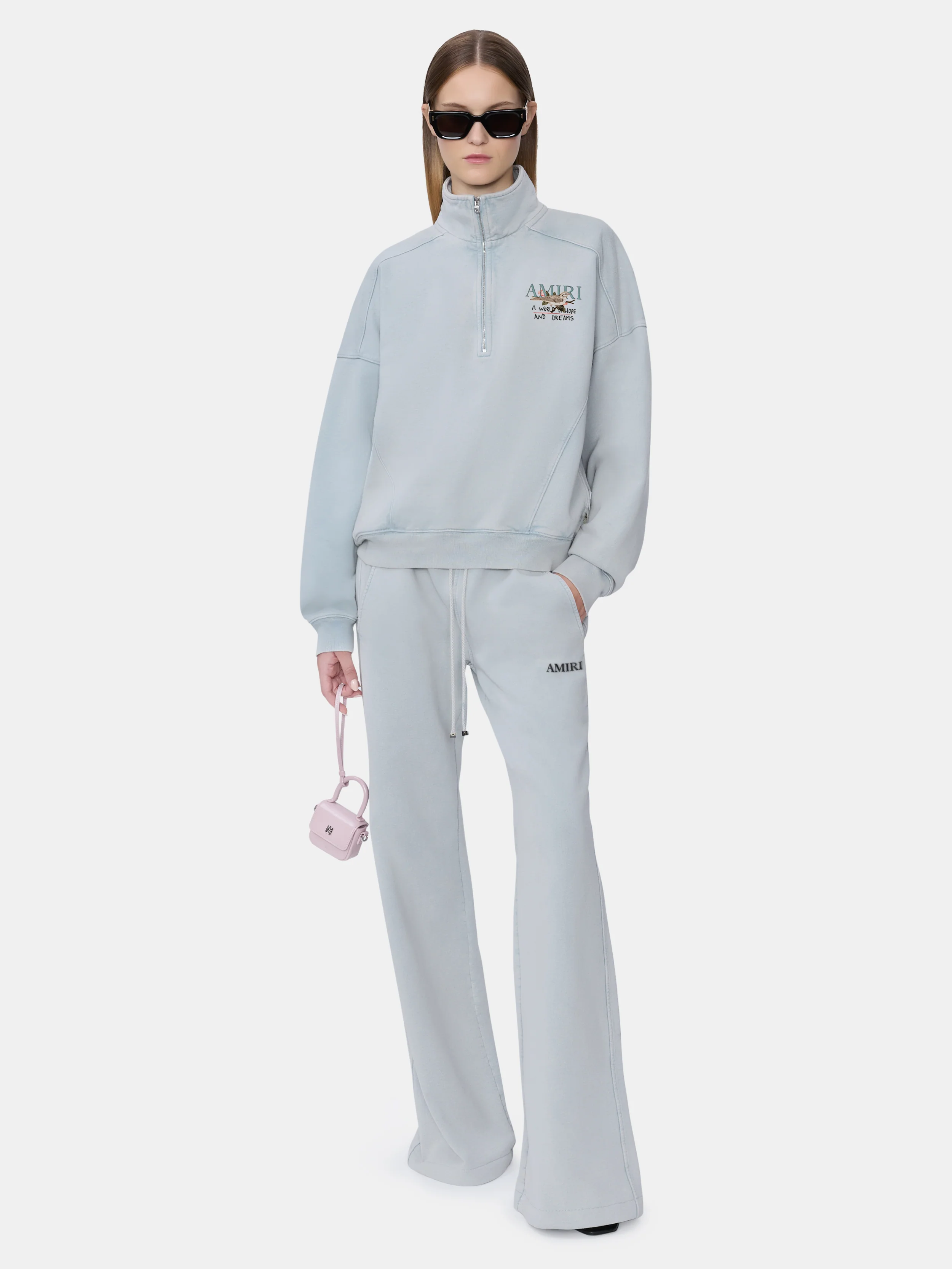 WOMEN - WOMEN'S AMIRI SCRIPT SWEATPANT - Steel