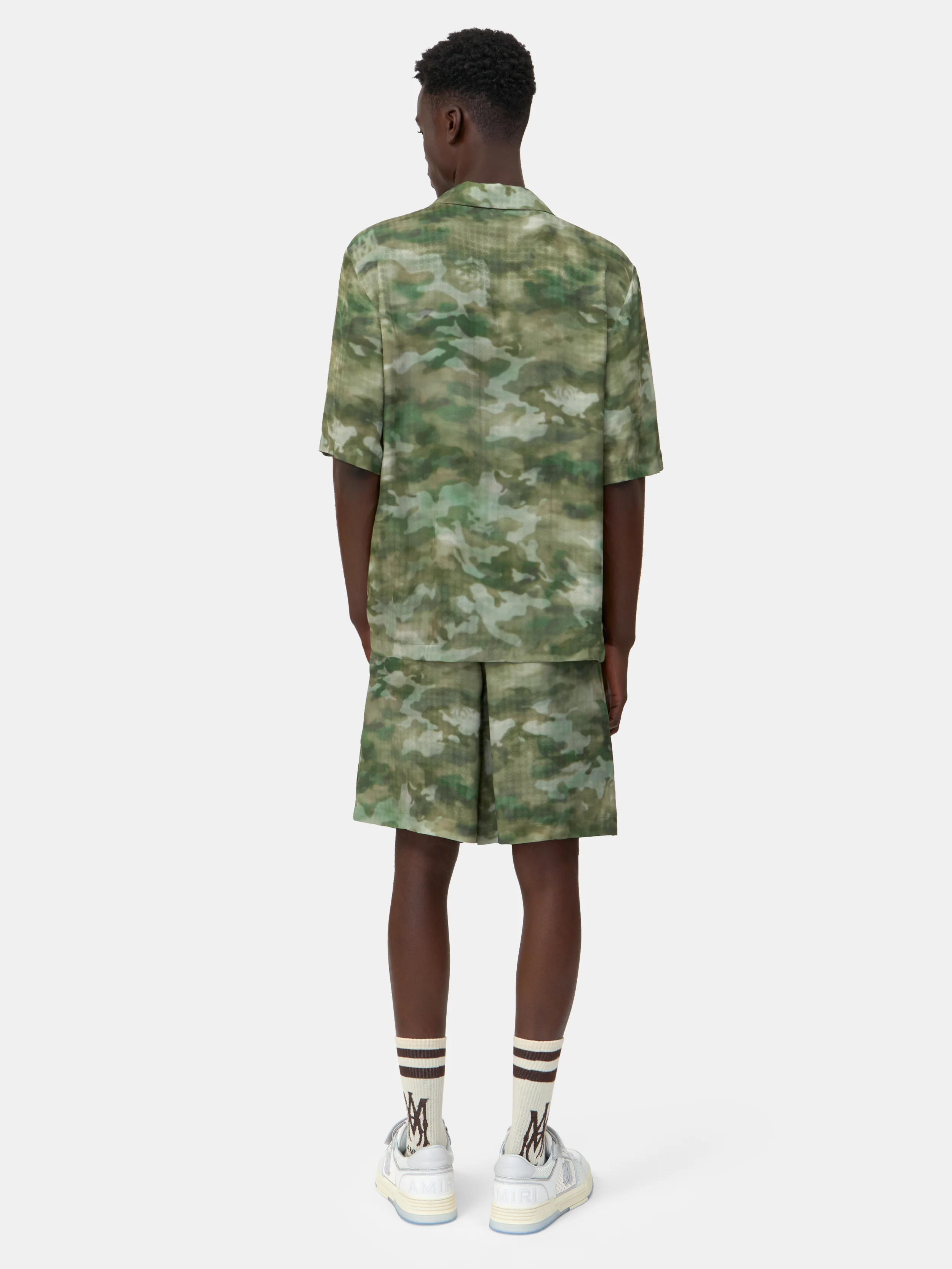 MA QUAD CAMO CAMP SHIRT - Natural