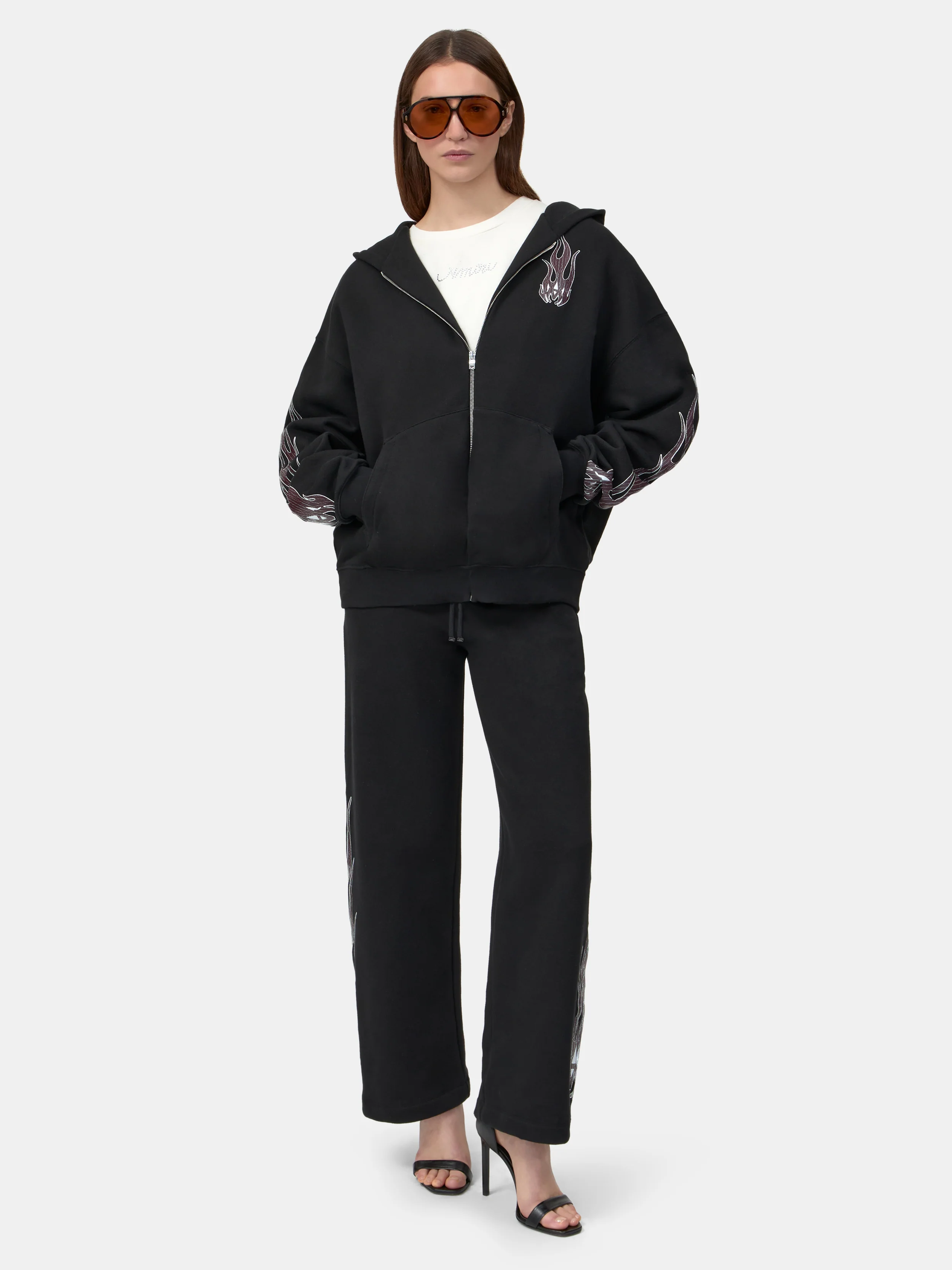 WOMEN - WOMEN'S MA FLAMES SWEATPANT - Black