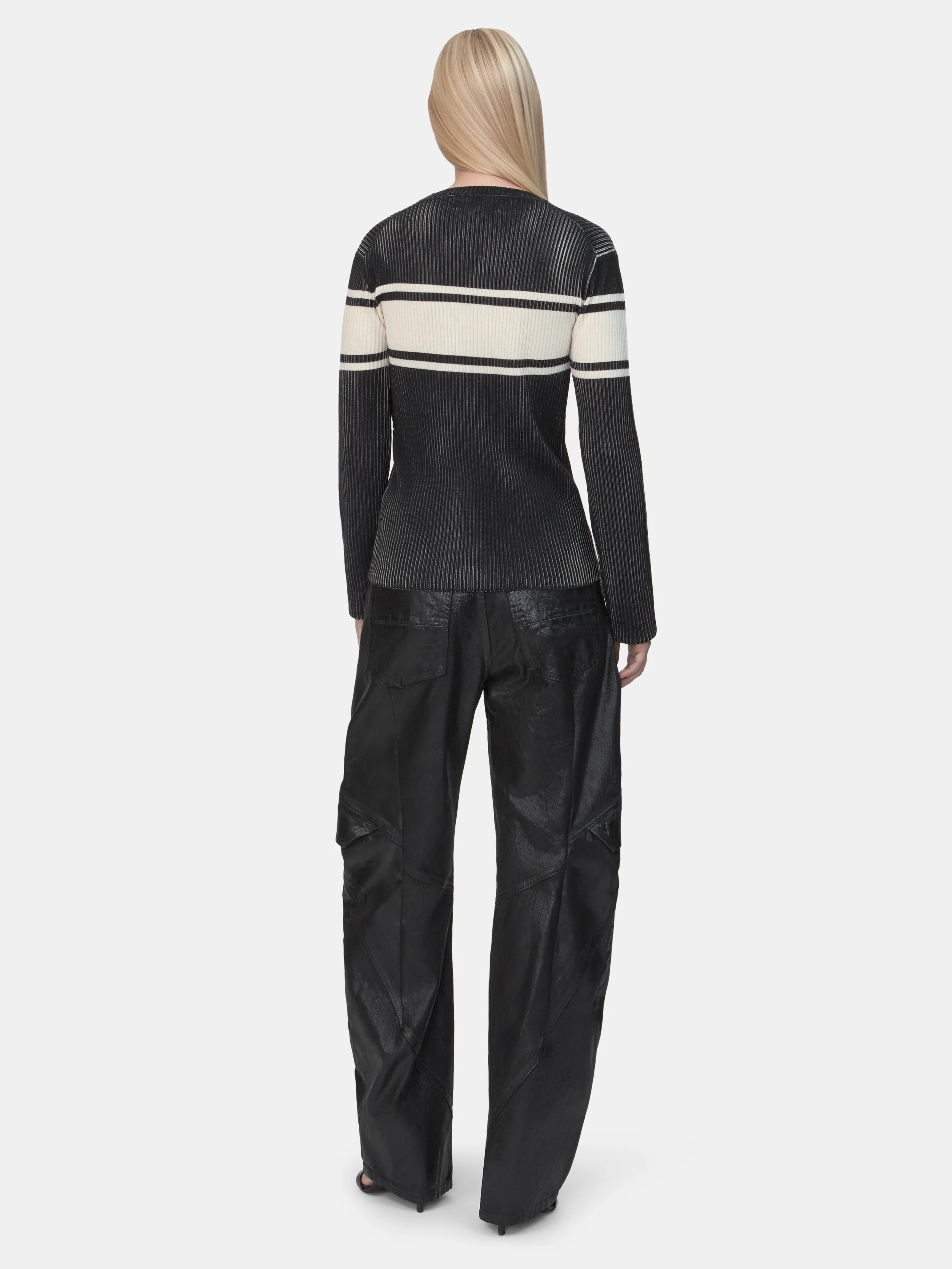 WOMEN - WOMEN'S AMIRI SPORT LONG SLEEVE TEE - Black