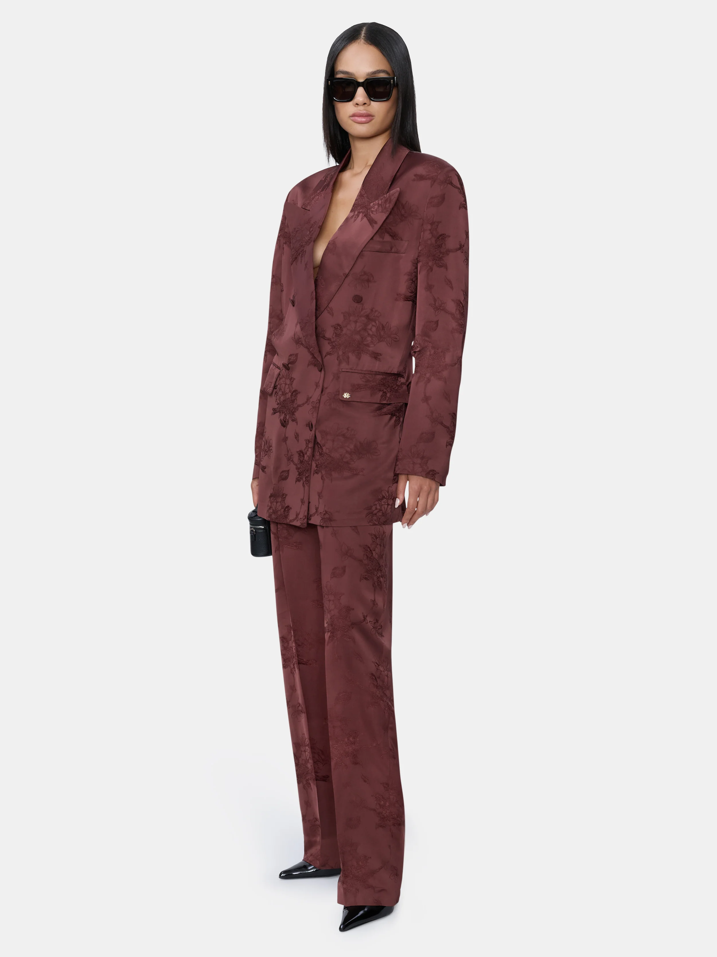5404-women-women-s-floral-double-breasted-blazer-tobacco-2.webp WOMEN - WOMEN'S FLORAL DOUBLE-BREASTED BLAZER - Tobacco