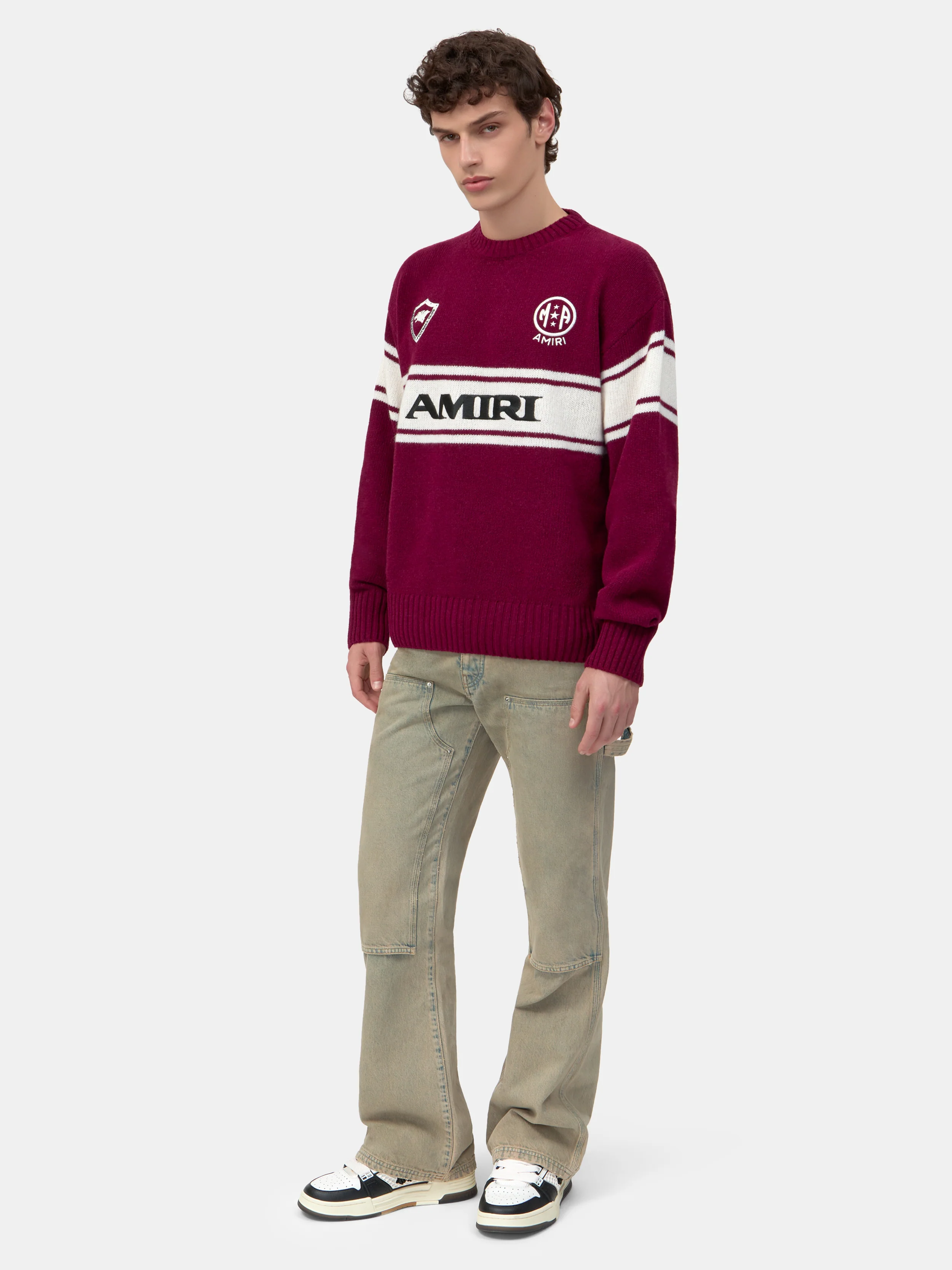 AMIRI SPORT SWEATER - Aged Port