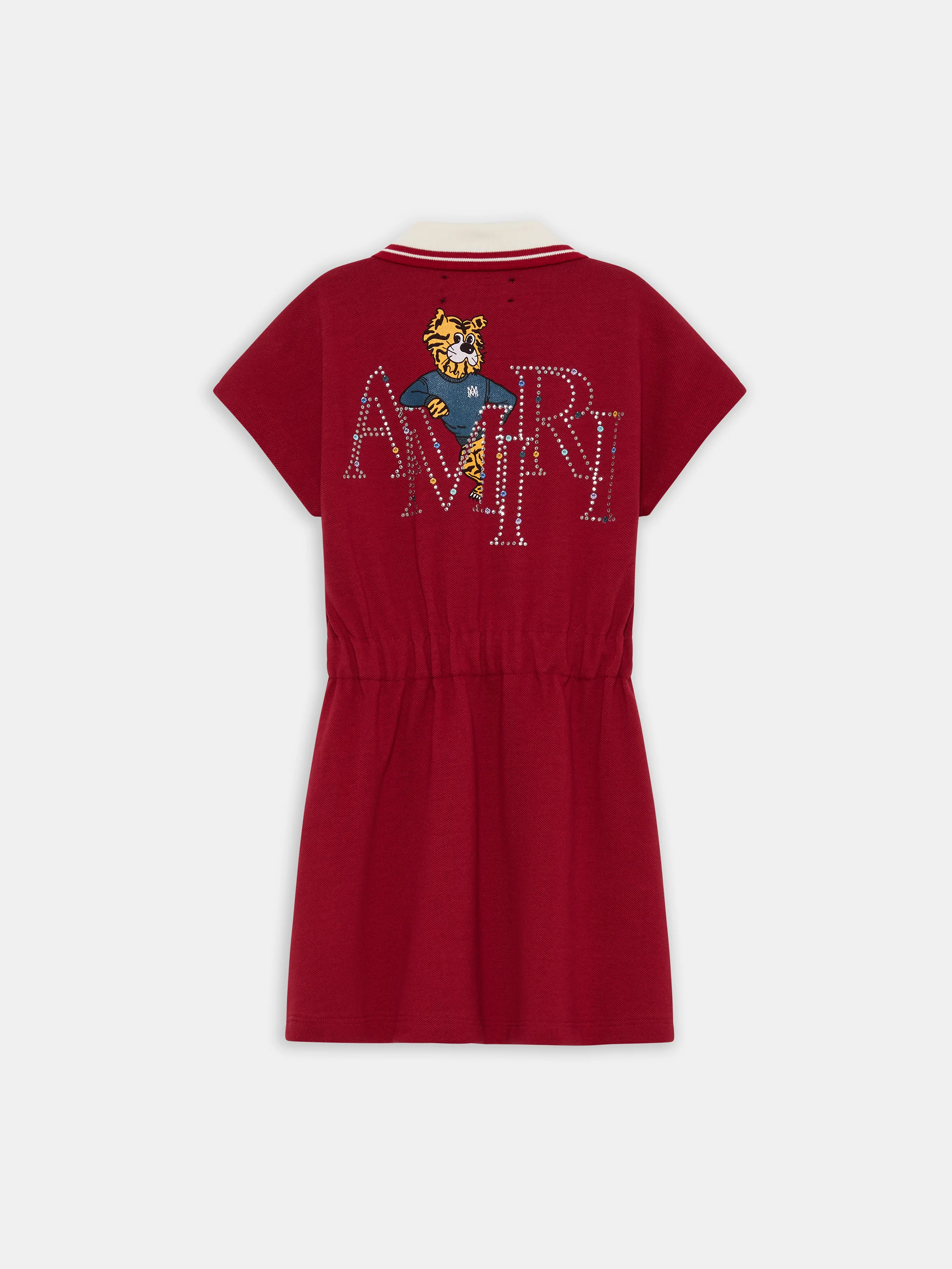 KIDS - KIDS' AMIRI STAGGERED TIGER DRESS - Deep Red