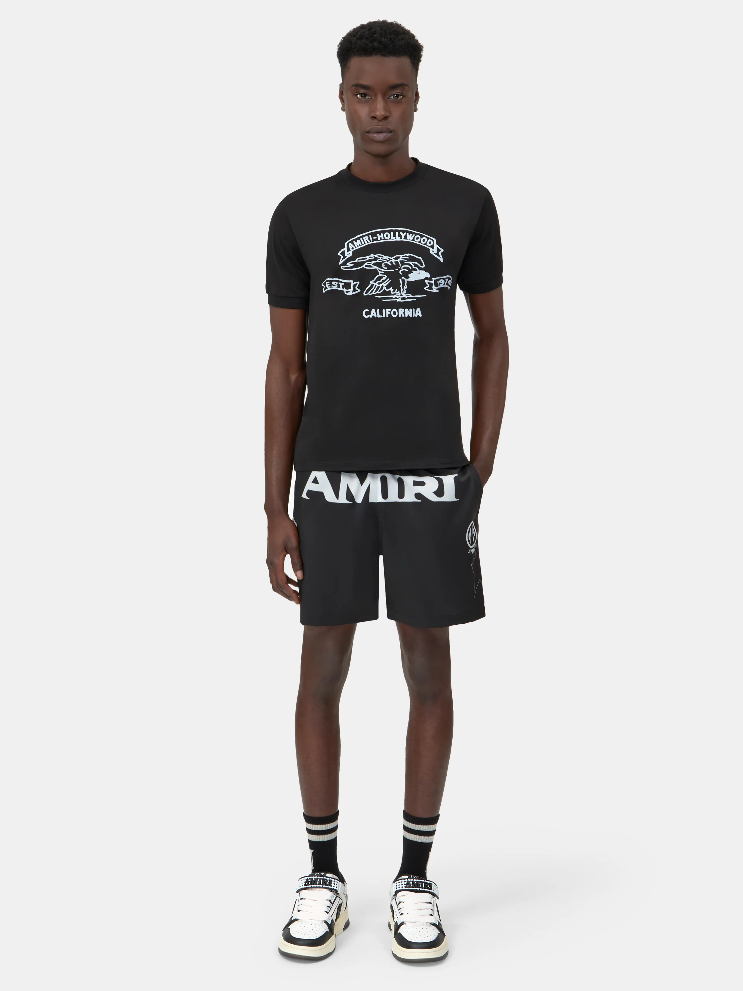 AMIRI SPORT SWIM TRUNK - Black