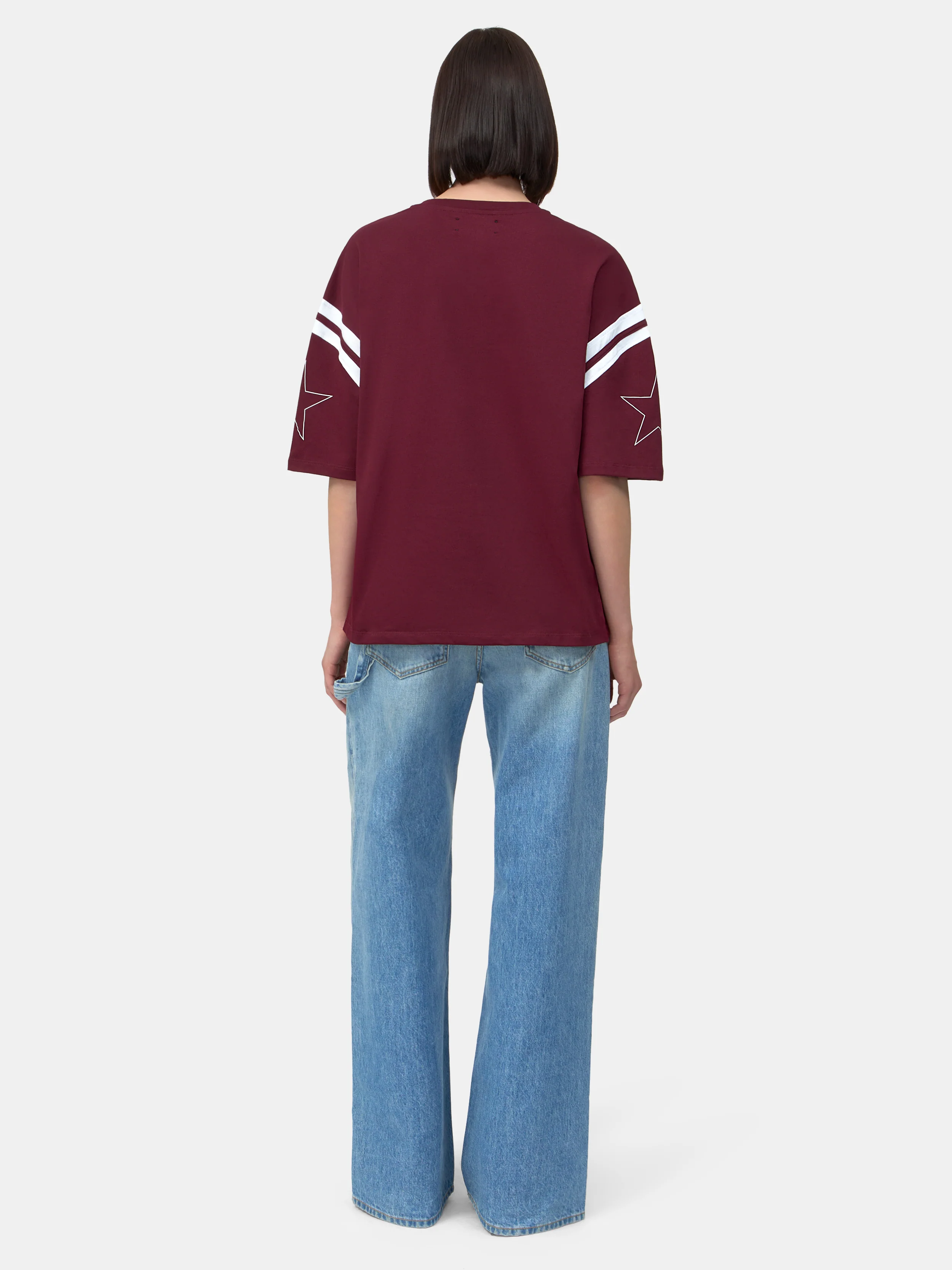 WOMEN - WOMEN'S AMIRI SPORT TEE - Aged Port